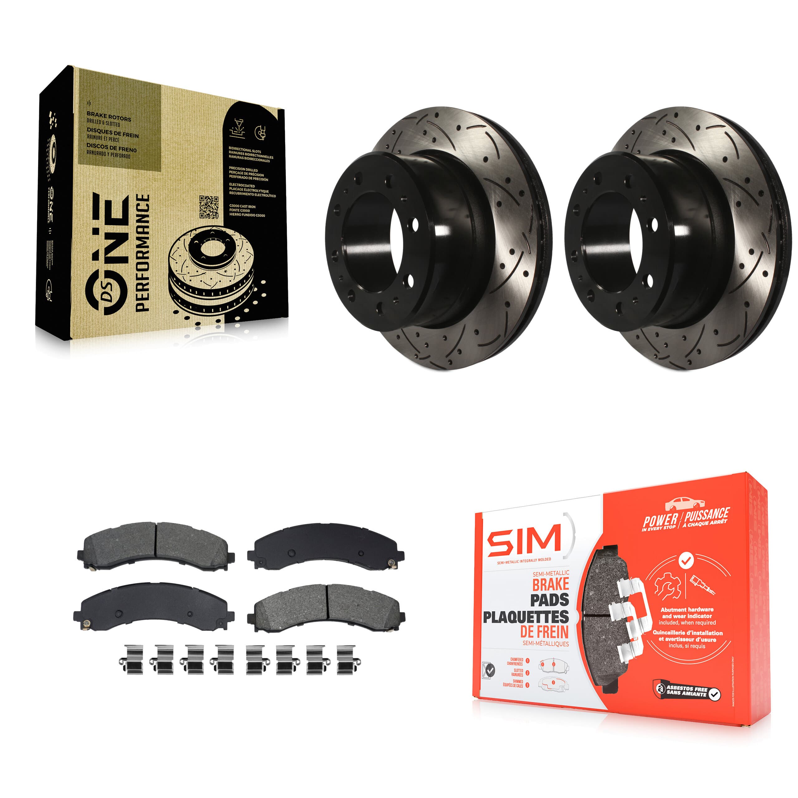 Transit Auto - KDS-101208 - Rear Disc Brake Kits image 1