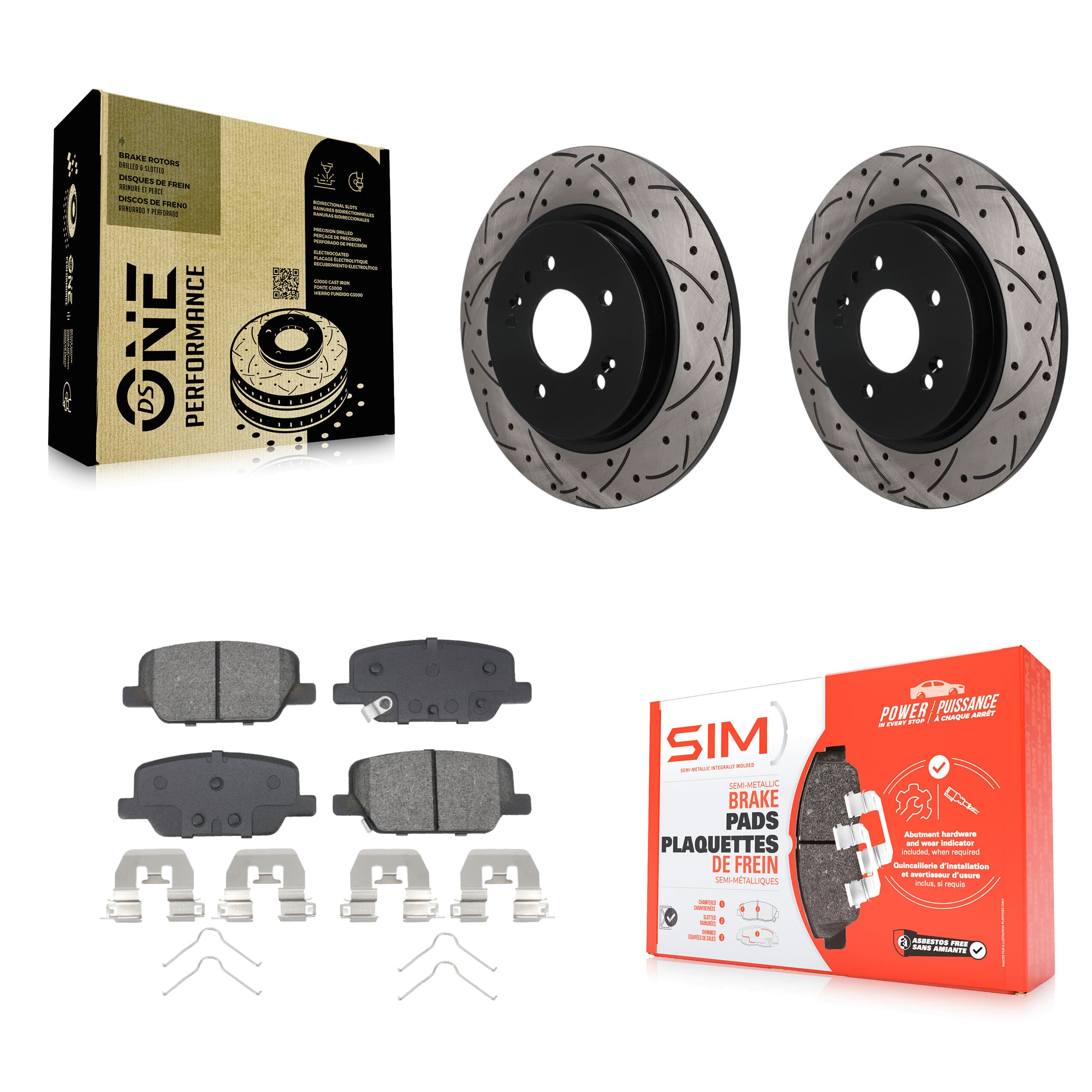 Transit Auto - KDS-101650 - Rear Disc Brake Kits image 1