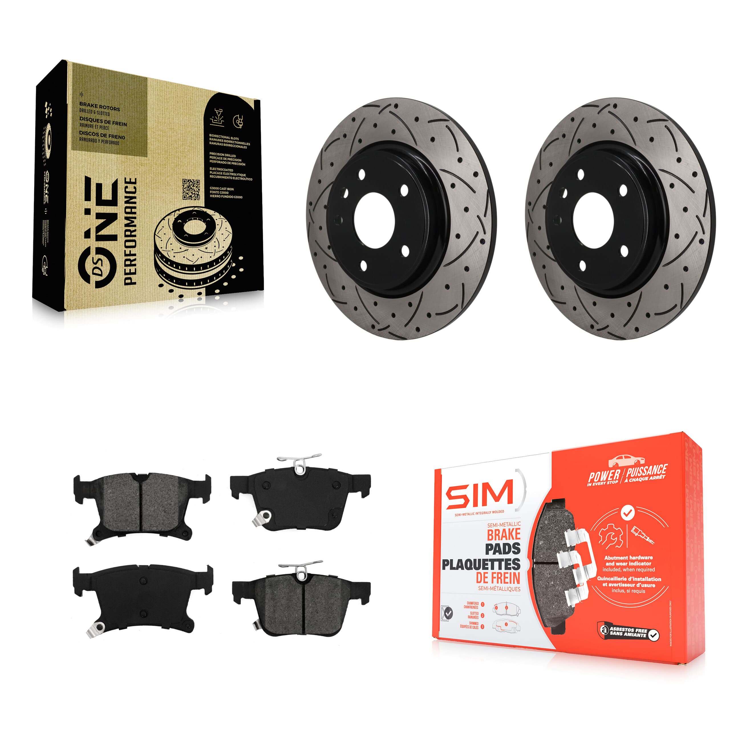 Transit Auto - KDS-101653 - Rear Disc Brake Kits image 1