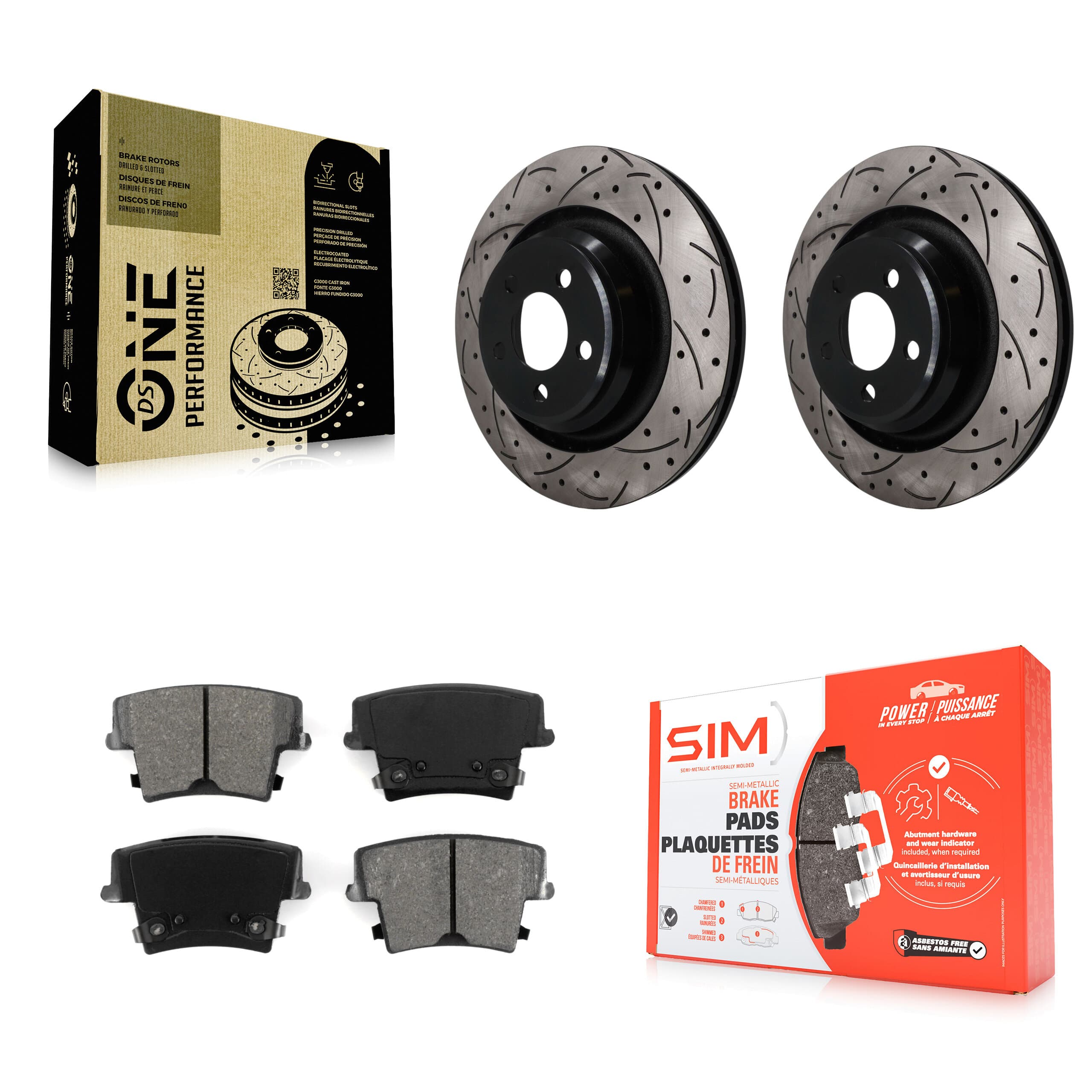 Transit Auto - KDS-101659 - Rear Disc Brake Kits image 1