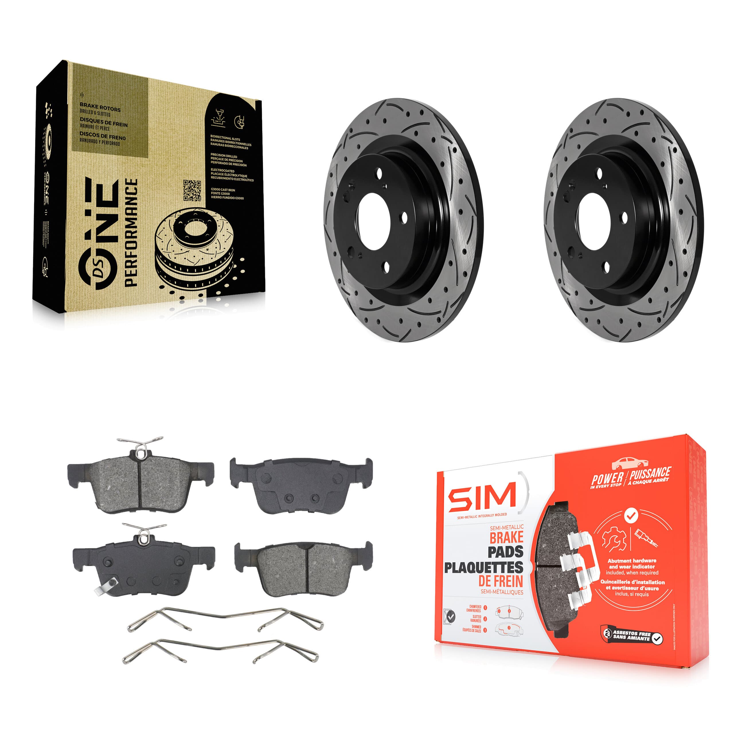 Transit Auto - KDS-101660 - Rear Disc Brake Kits image 1