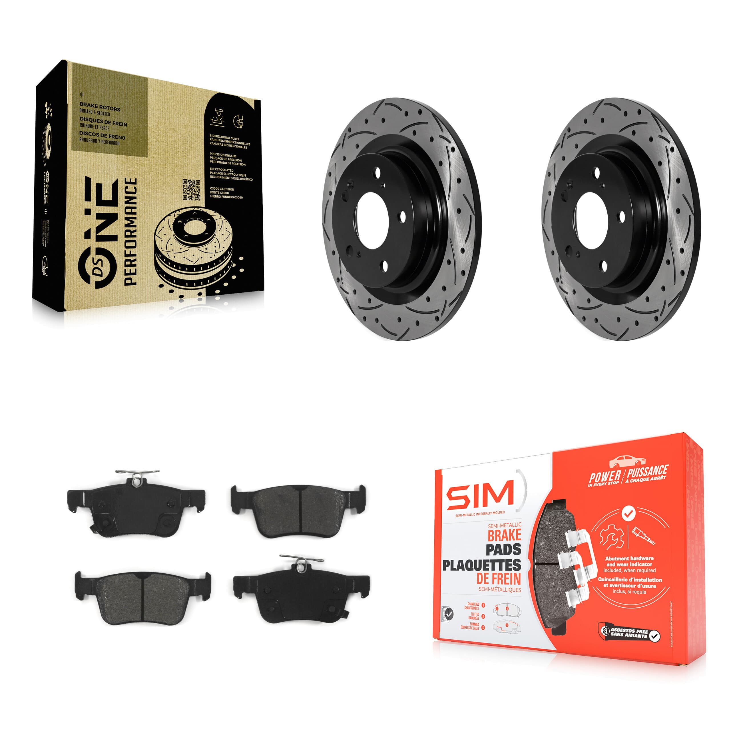 Transit Auto - KDS-101661 - Rear Disc Brake Kits image 1
