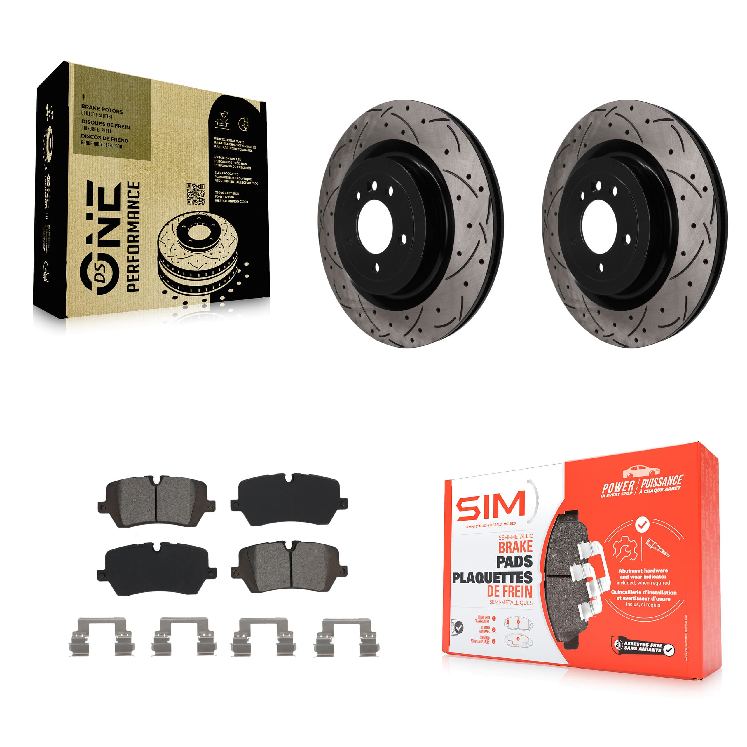 Transit Auto - KDS-101669 - Rear Disc Brake Kits image 1