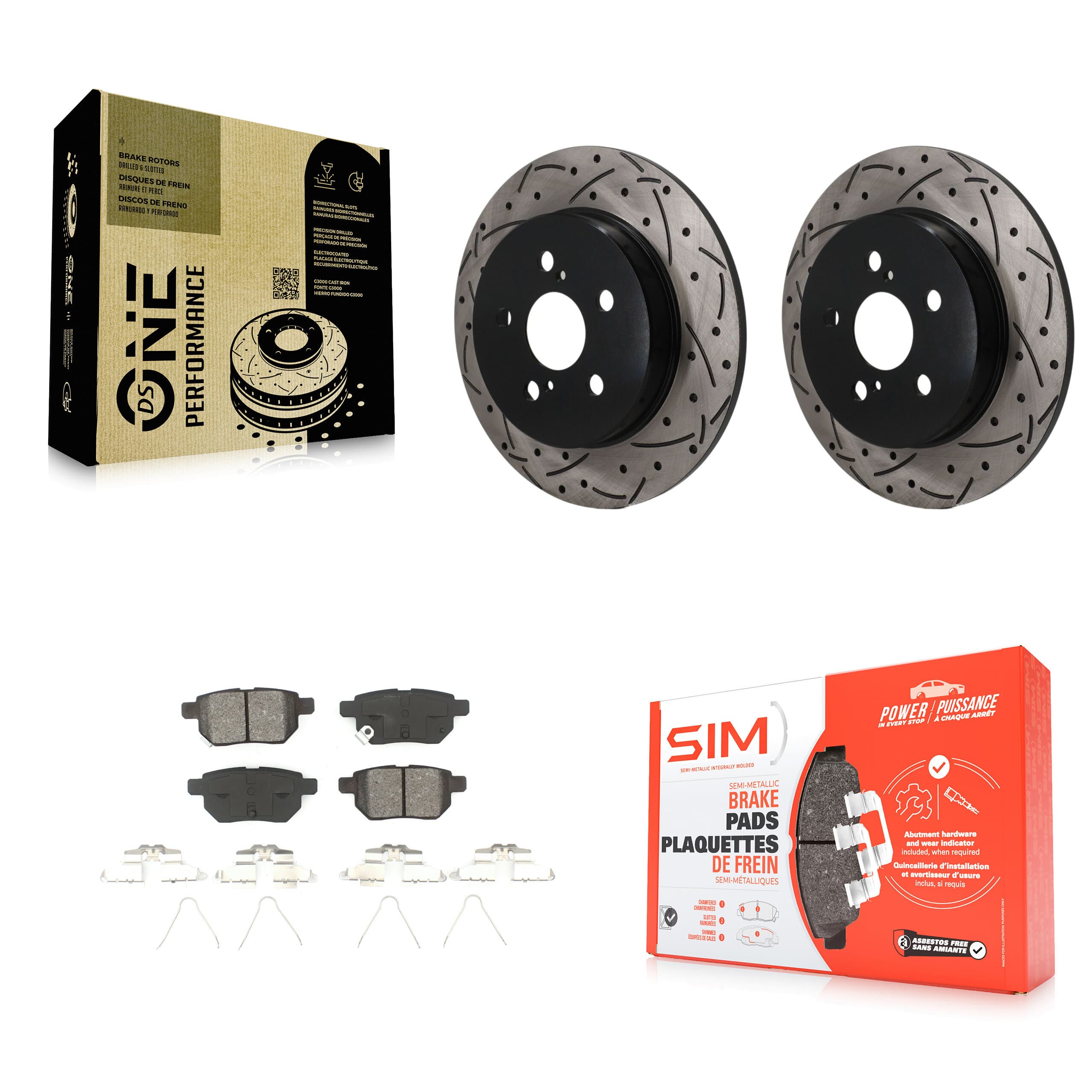 Transit Auto - KDS-101672 - Rear Disc Brake Kits image 1