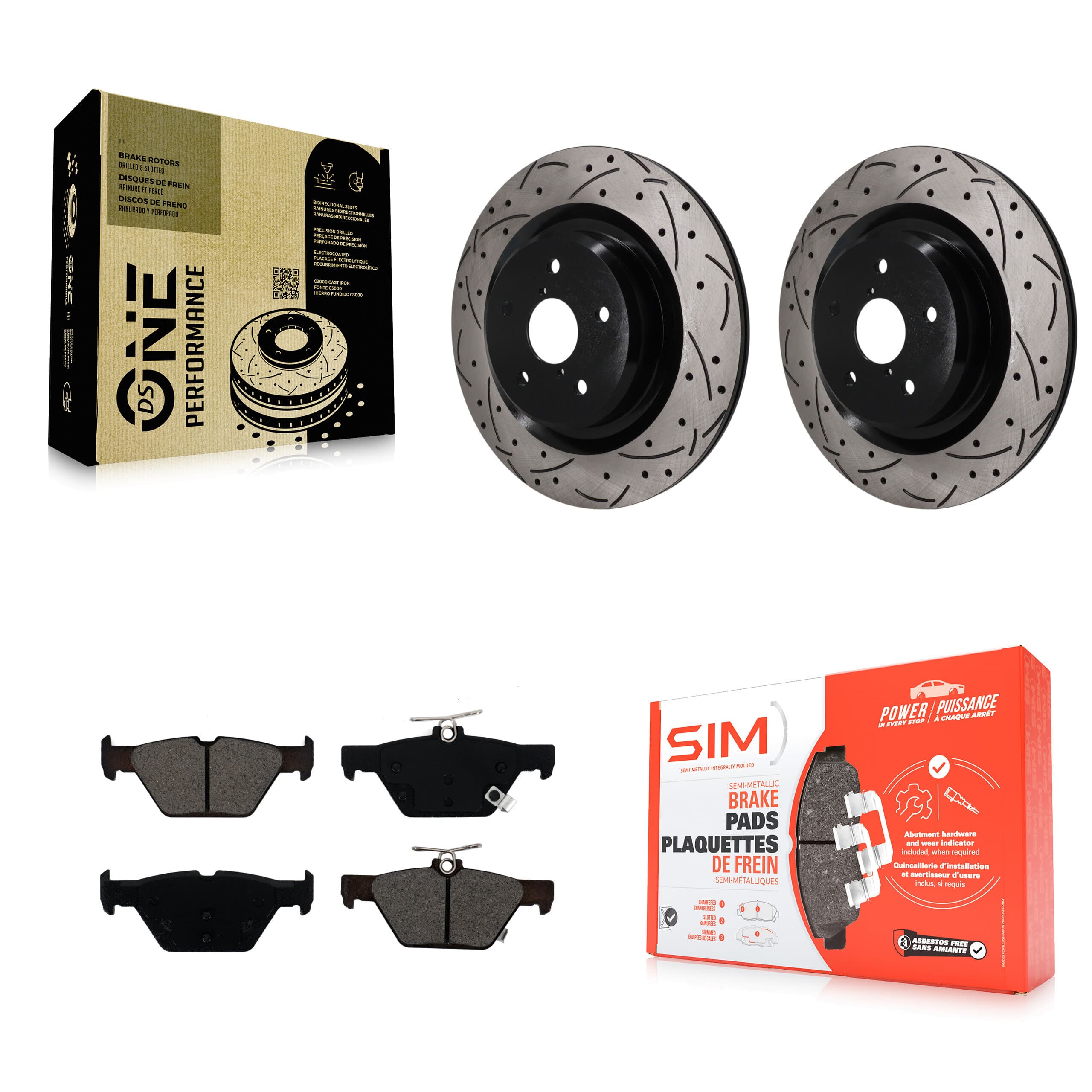 Transit Auto - KDS-101674 - Rear Disc Brake Kits image 1