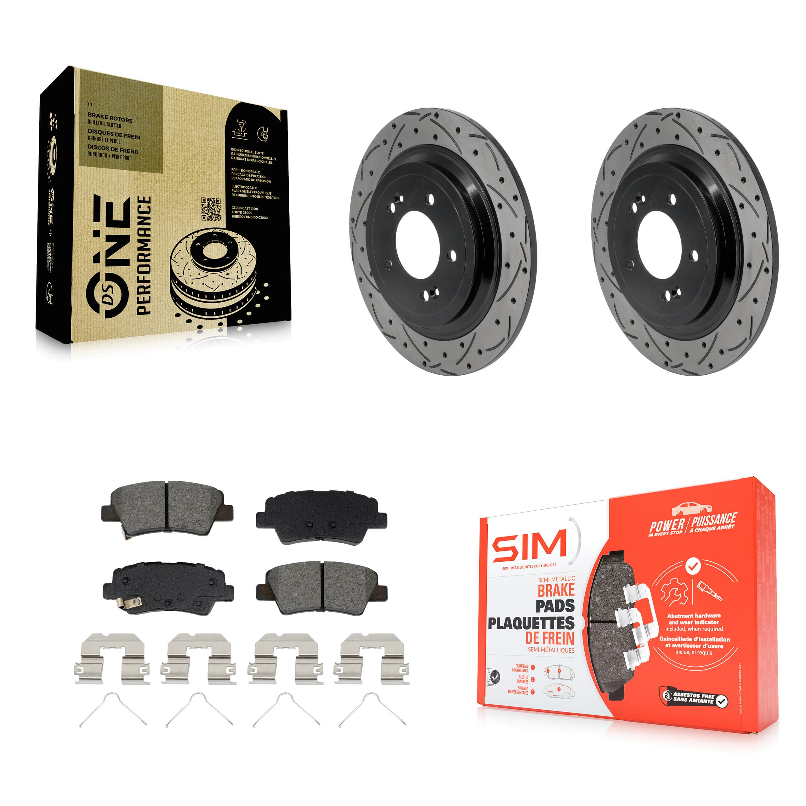 Transit Auto - KDS-101677 - Rear Disc Brake Kits image 1