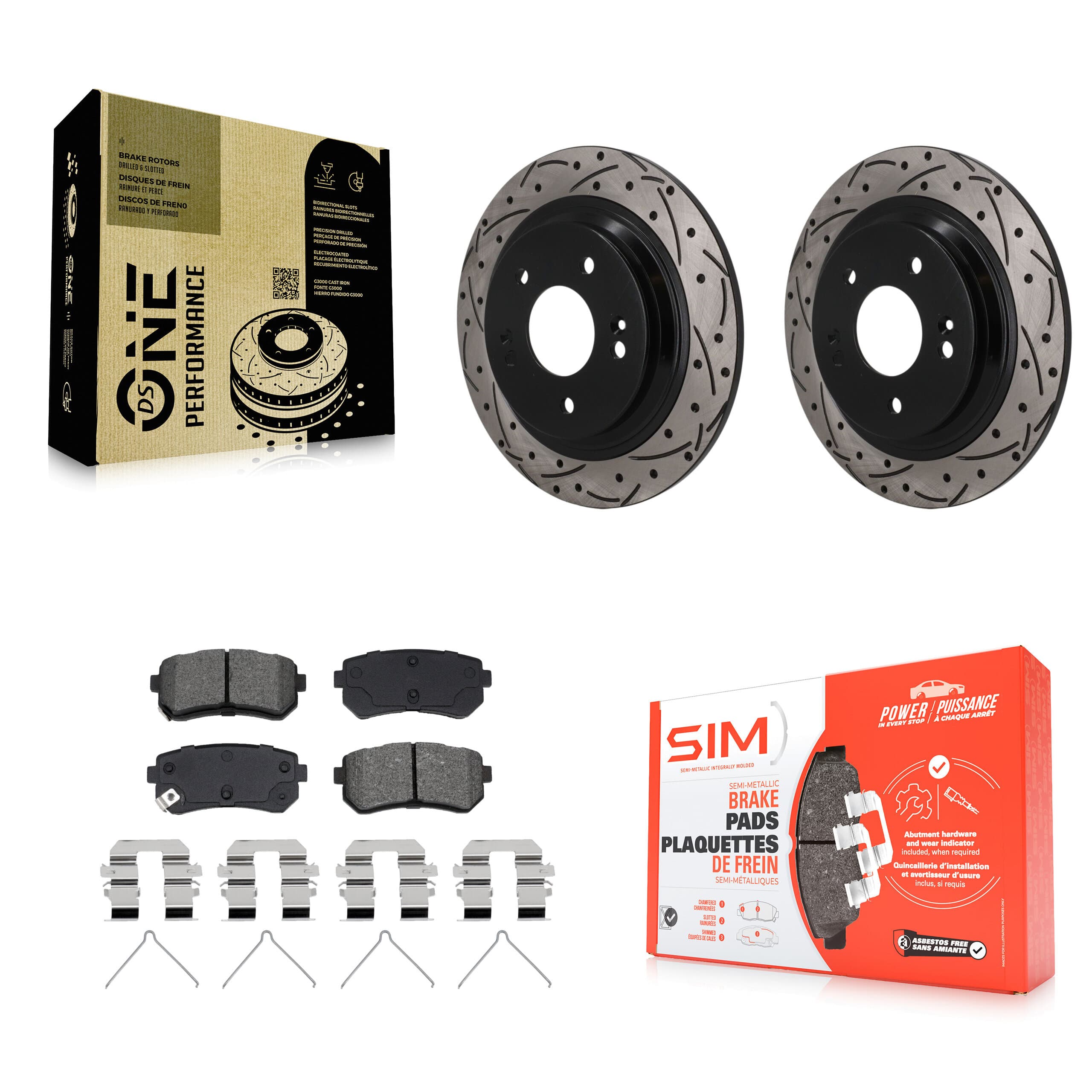 Transit Auto - KDS-101679 - Rear Disc Brake Kits image 1