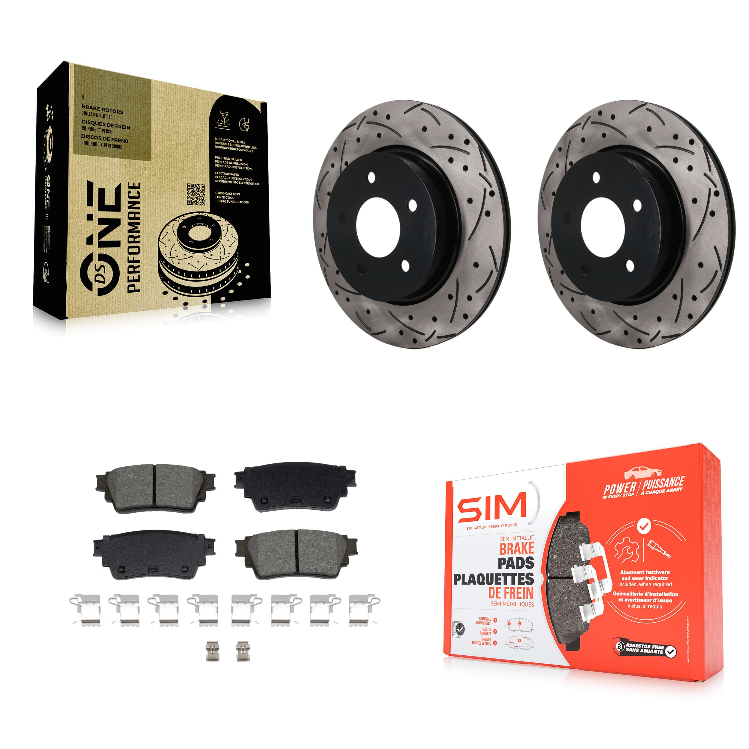 Transit Auto - KDS-101692 - Rear Disc Brake Kits image 1