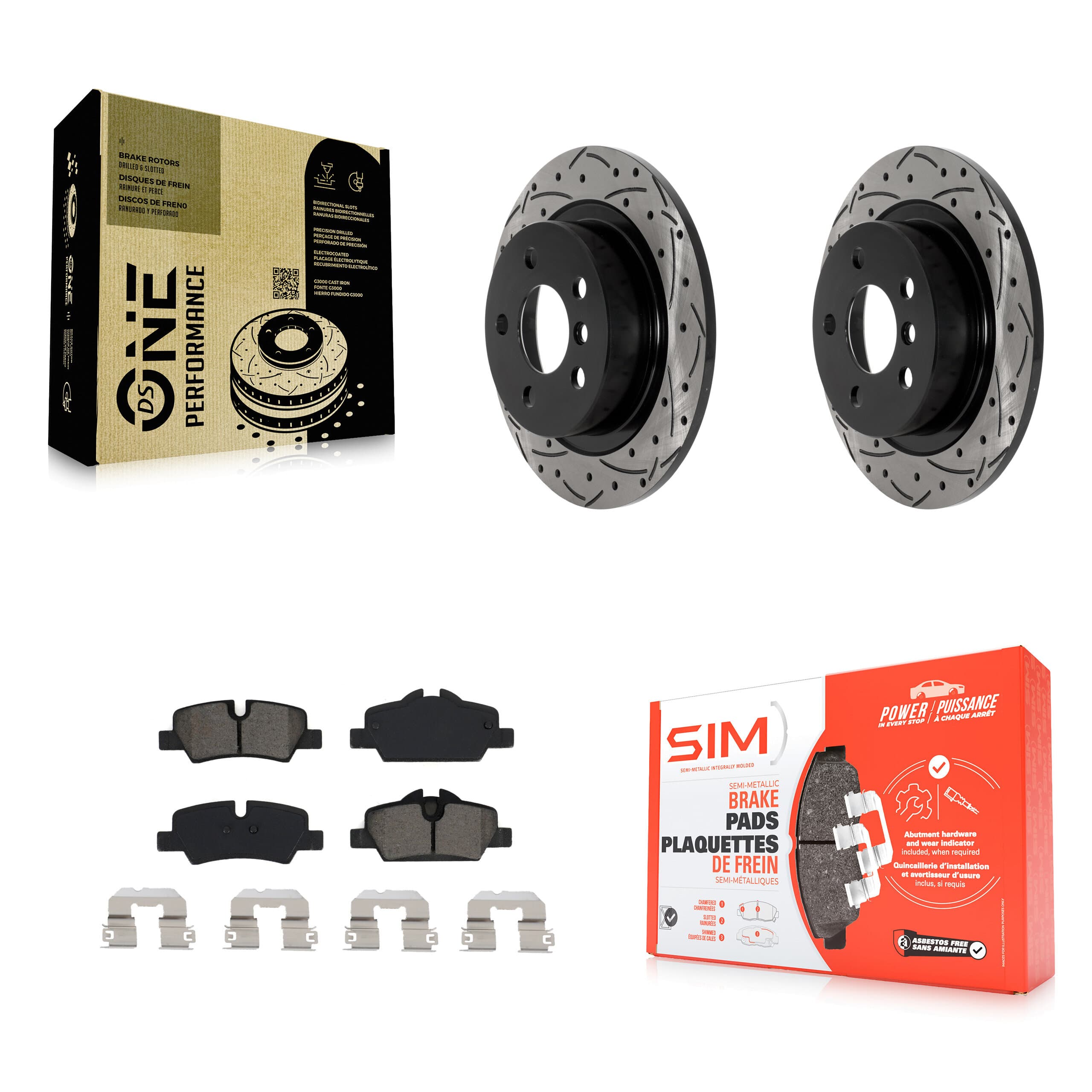 Transit Auto - KDS-101695 - Rear Disc Brake Kits image 1