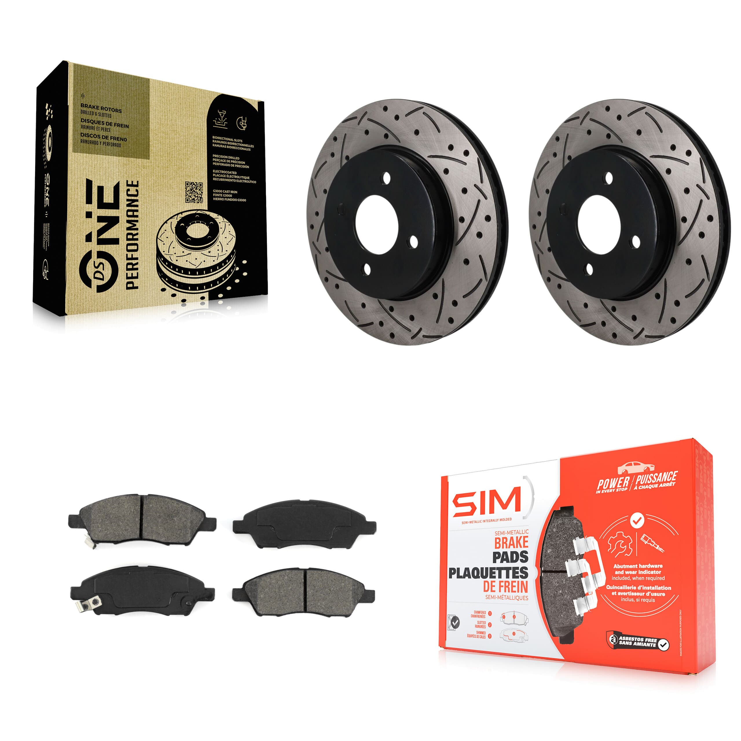 Transit Auto - KDS-101698 - Front Disc Brake Kits image 1