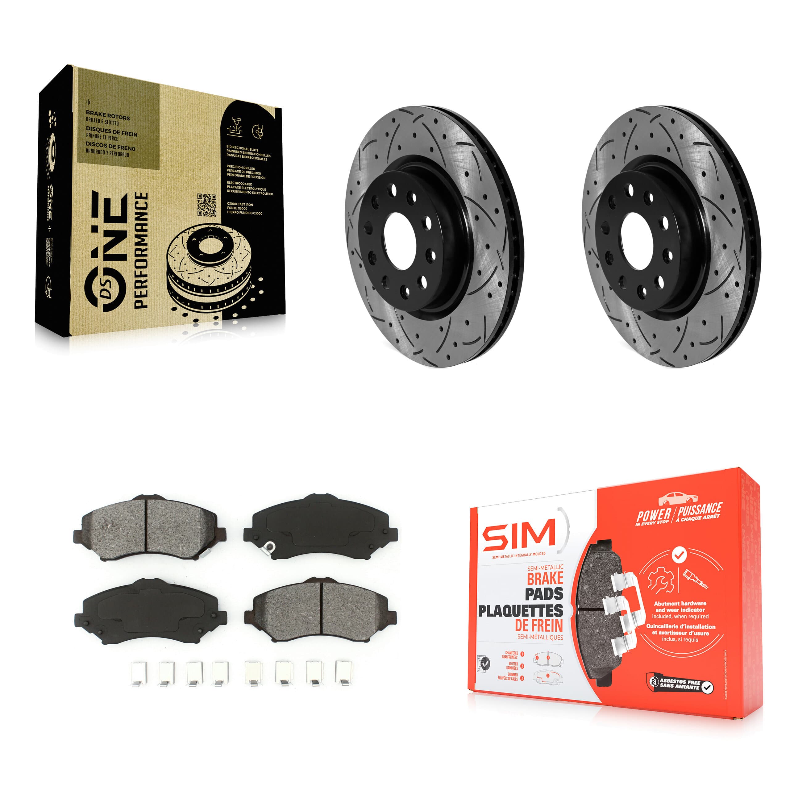 Transit Auto - KDS-101701 - Front Disc Brake Kits image 1