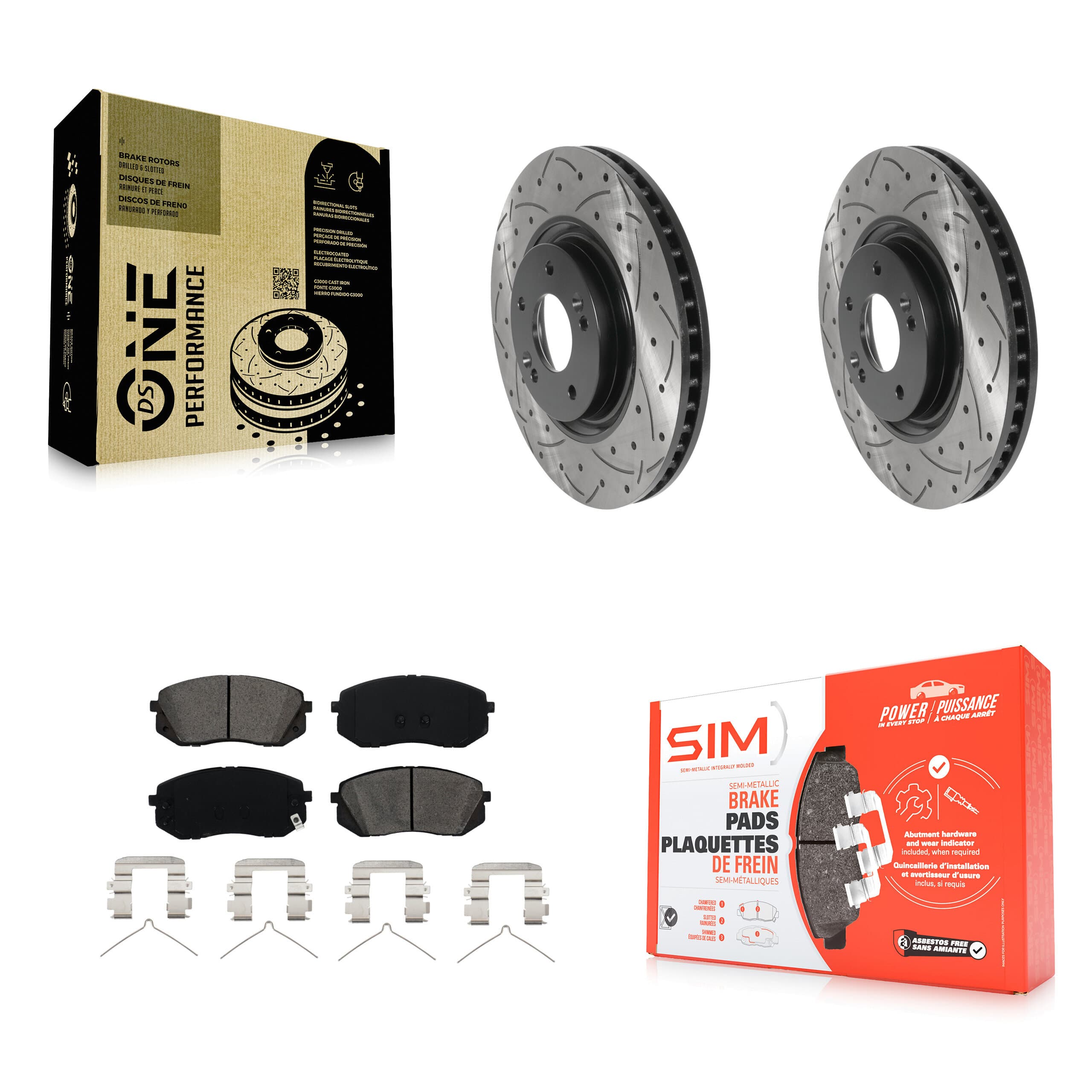 Transit Auto - KDS-101711 - Front Disc Brake Kits image 1
