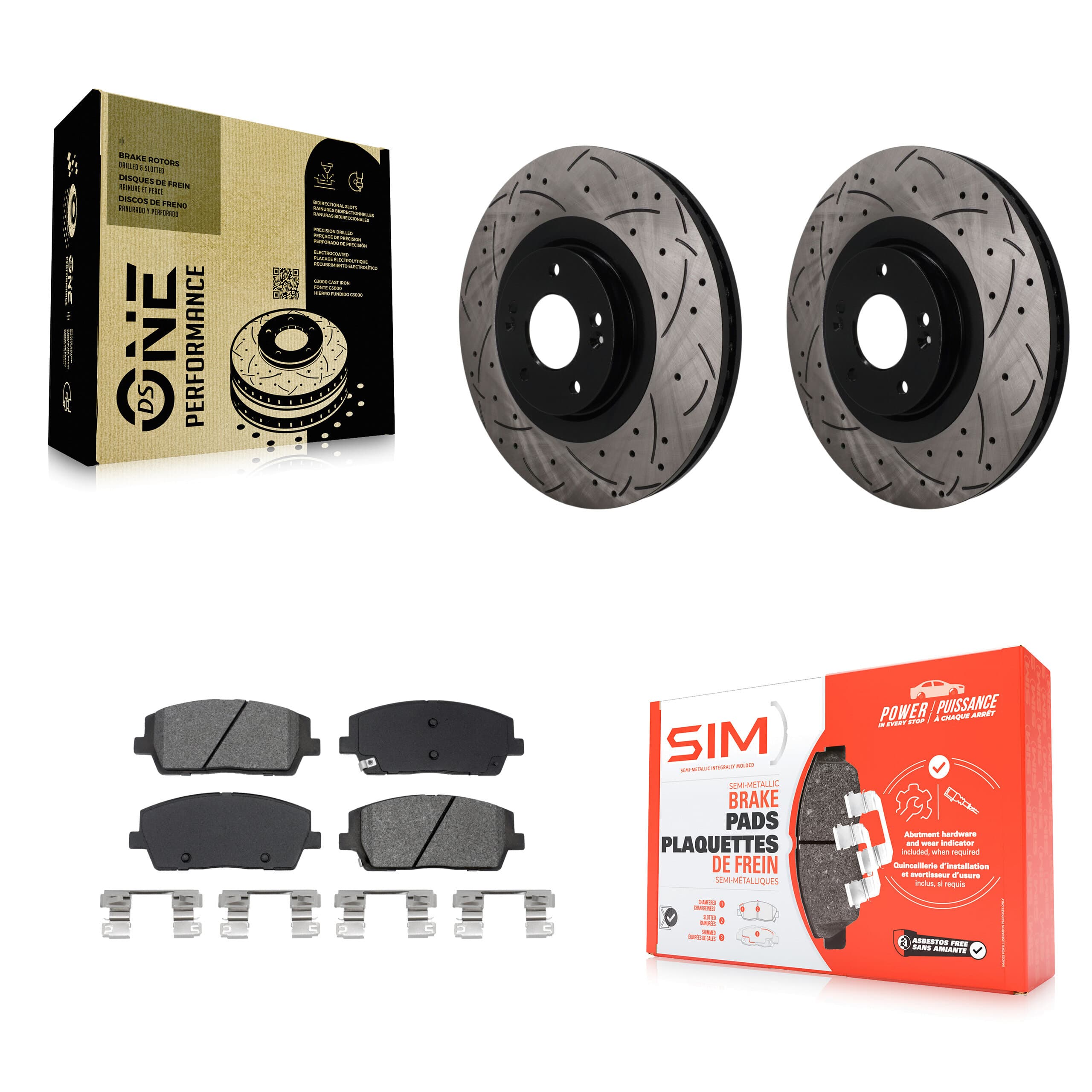 Transit Auto - KDS-101720 - Front Disc Brake Kits image 1