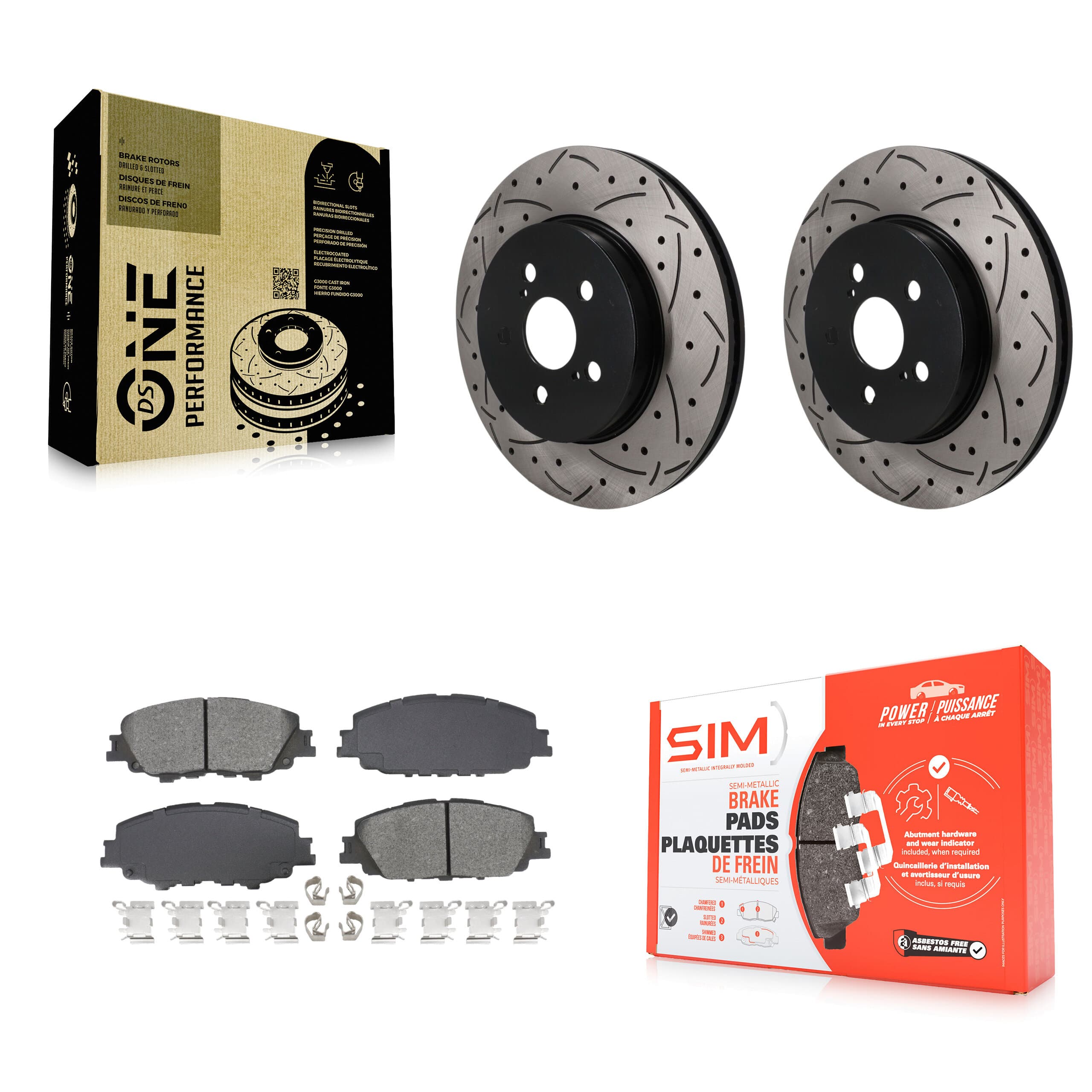 Transit Auto - KDS-101722 - Front Disc Brake Kits image 1