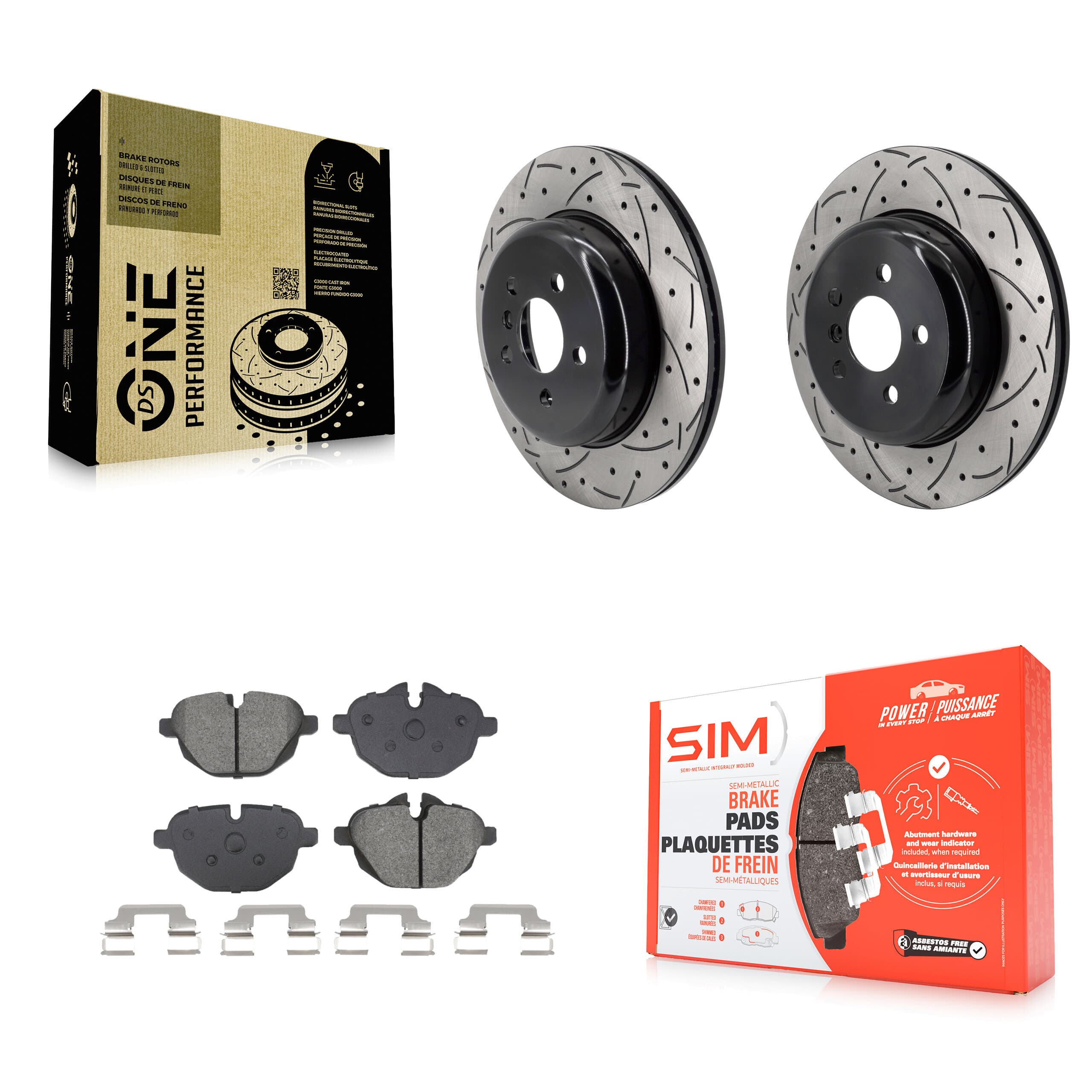 Transit Auto - KDS-101797 - Rear Disc Brake Kits image 1