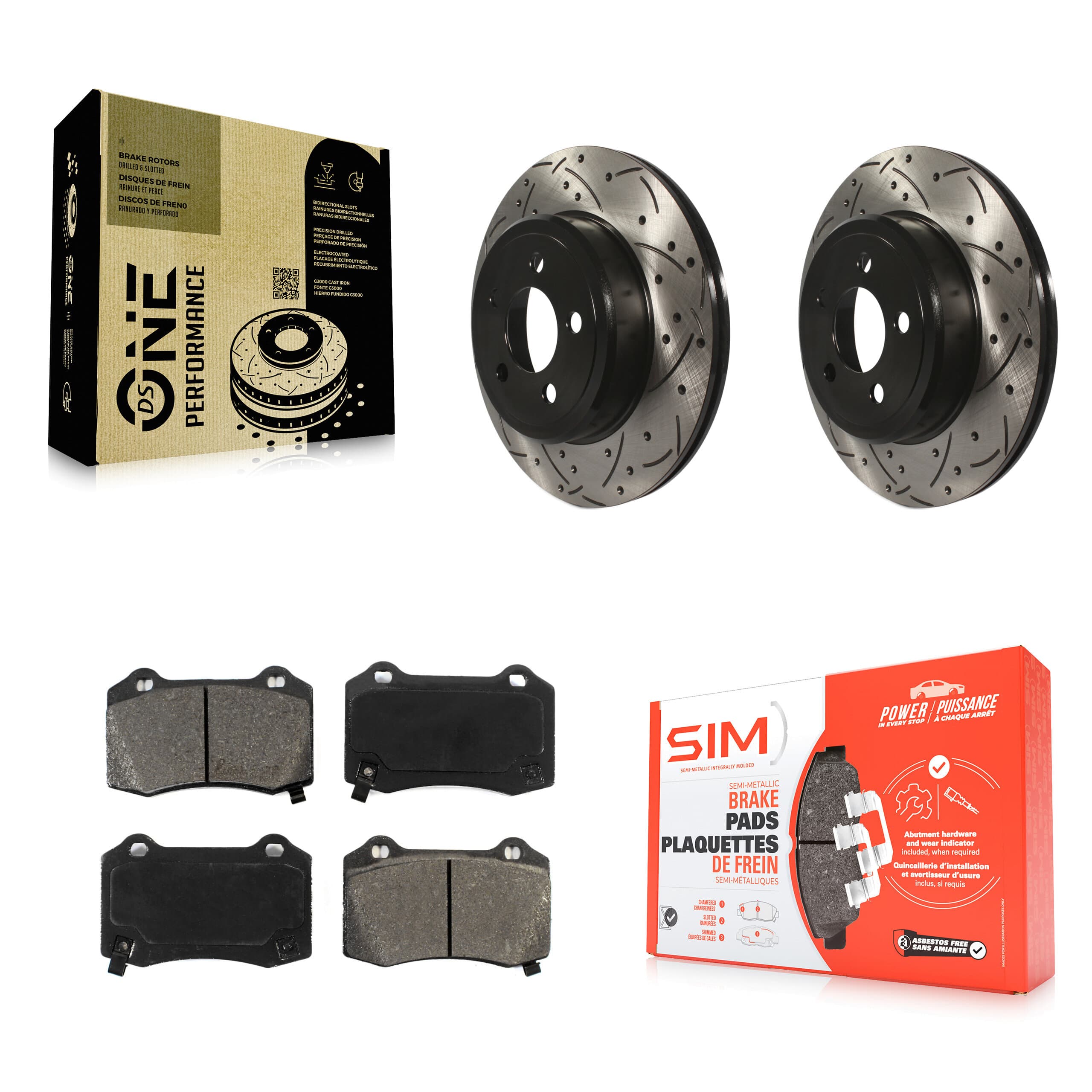 Transit Auto - KDS-101805 - Rear Disc Brake Kits image 1