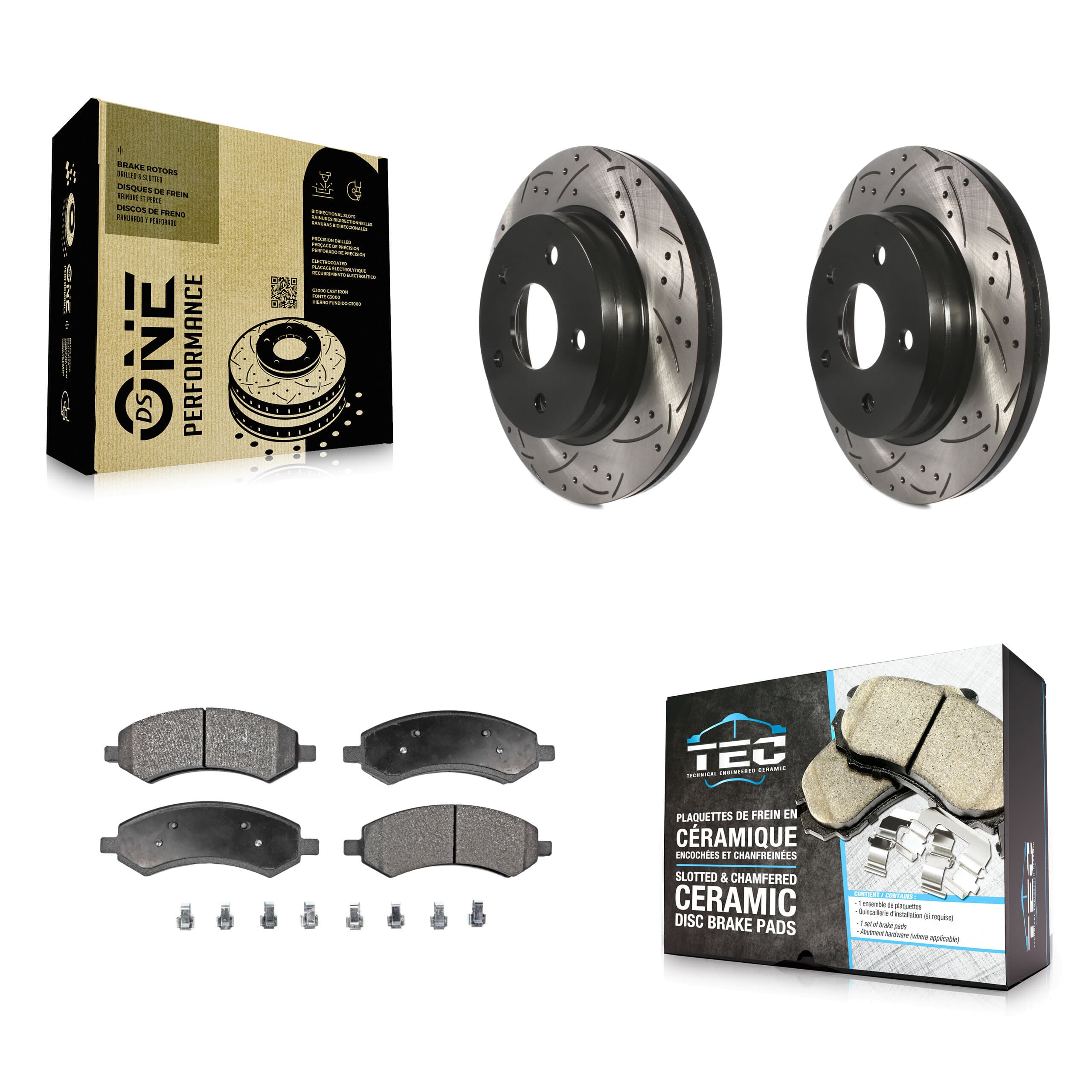 Transit Auto - KDT-100041 - Front Disc Brake Kits image 1