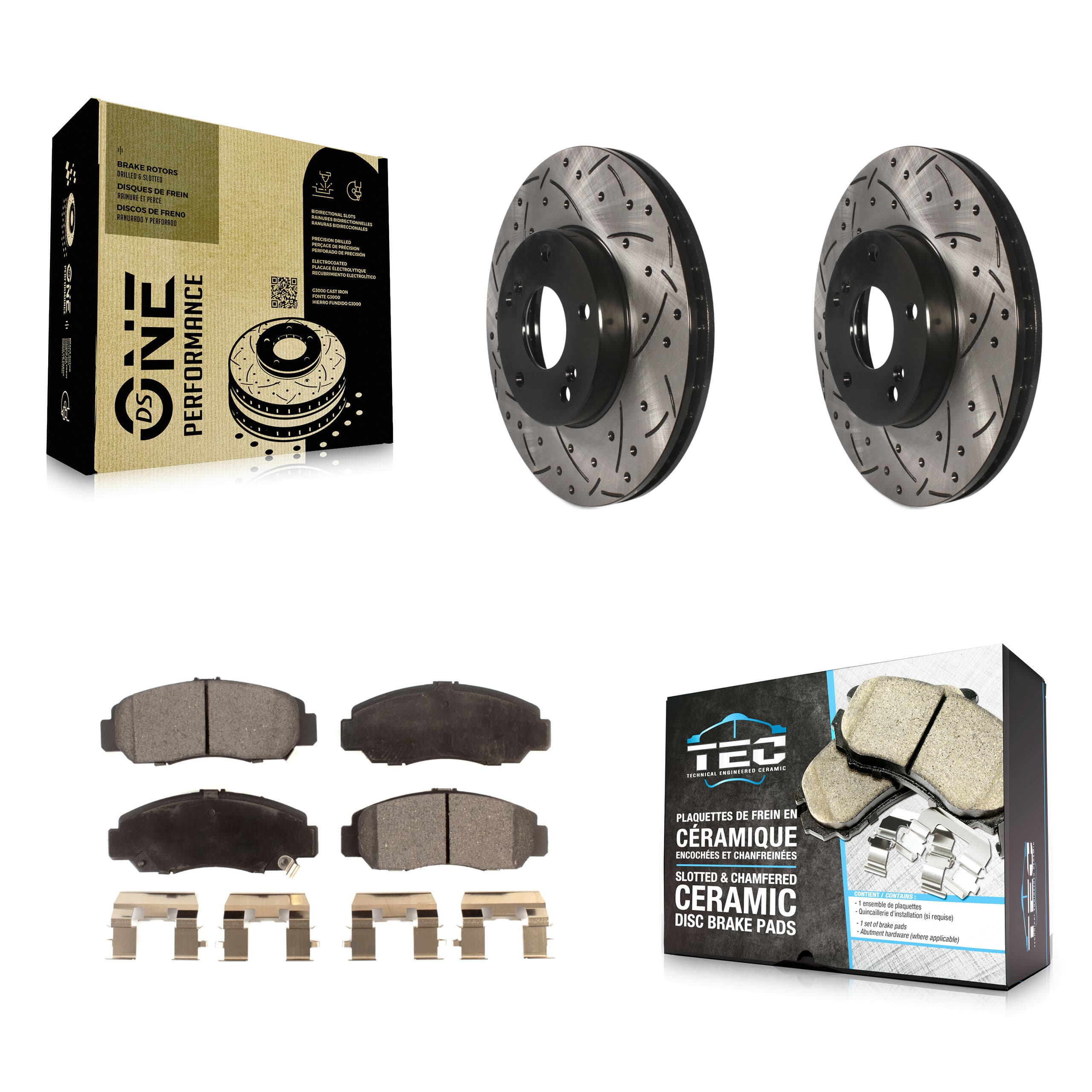 Transit Auto - KDT-100066 - Front Disc Brake Kits image 1