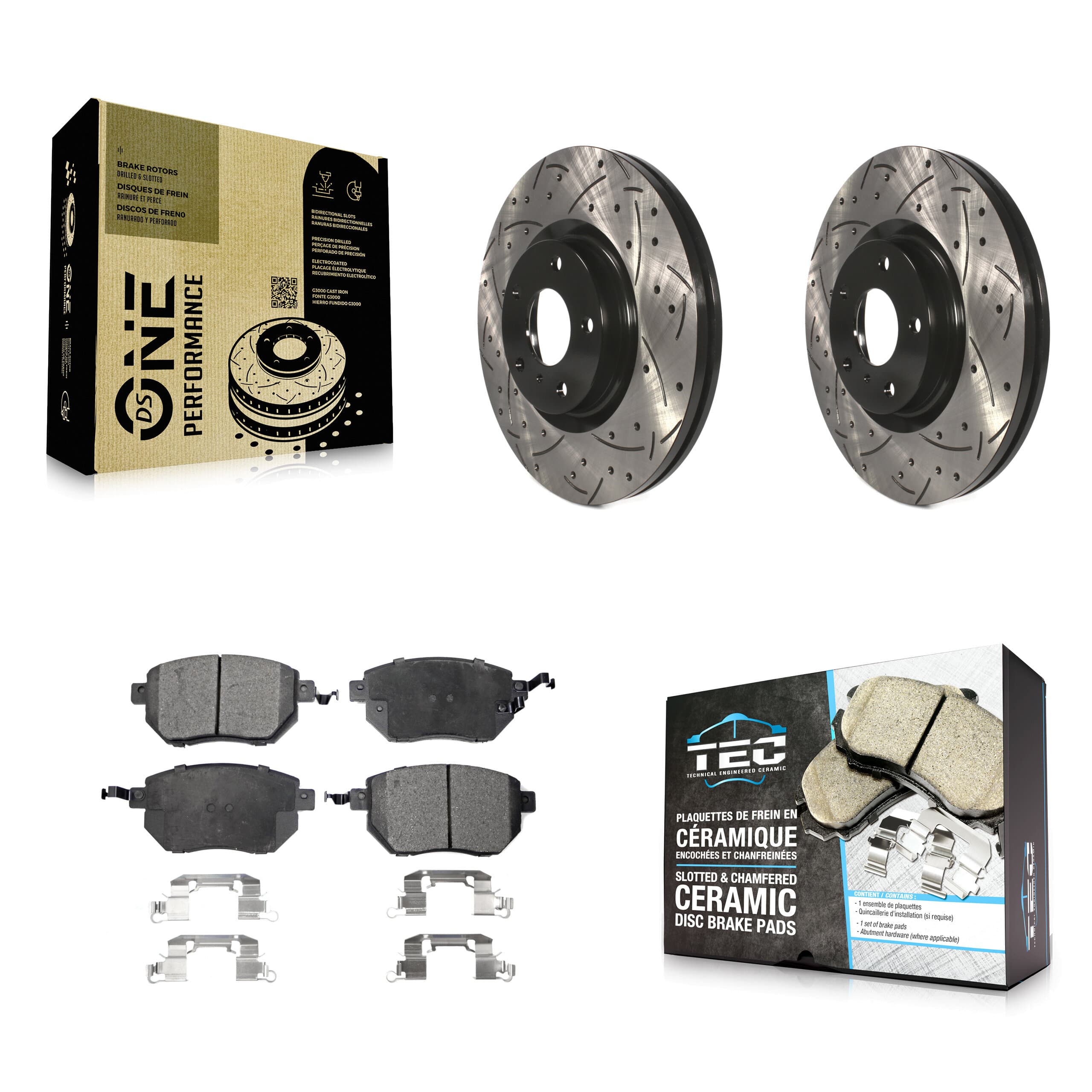 Transit Auto - KDT-100069 - Front Disc Brake Kits image 1