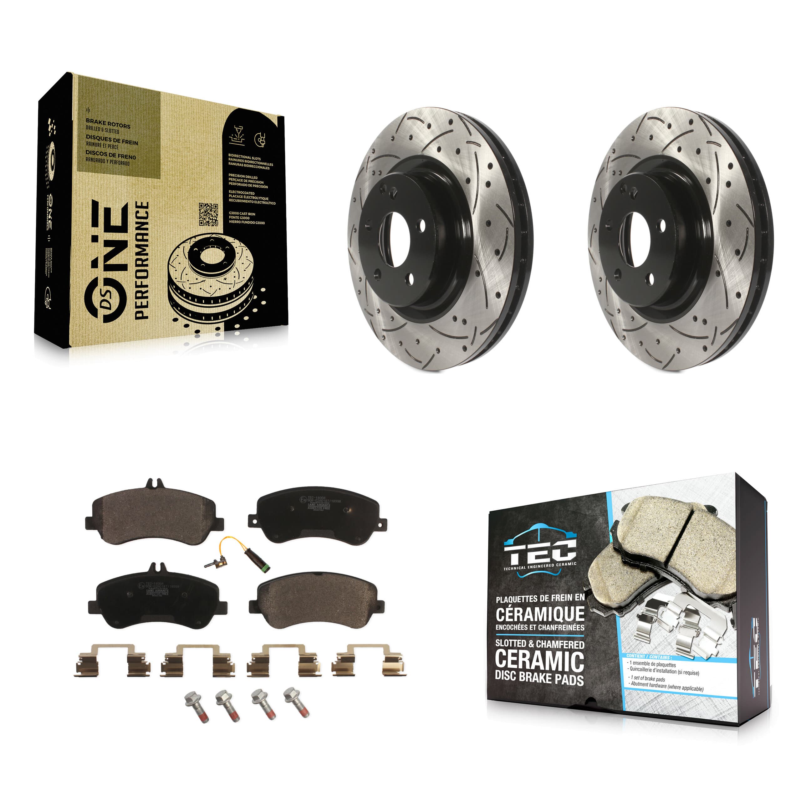 Transit Auto - KDT-100104 - Front Disc Brake Kits image 1