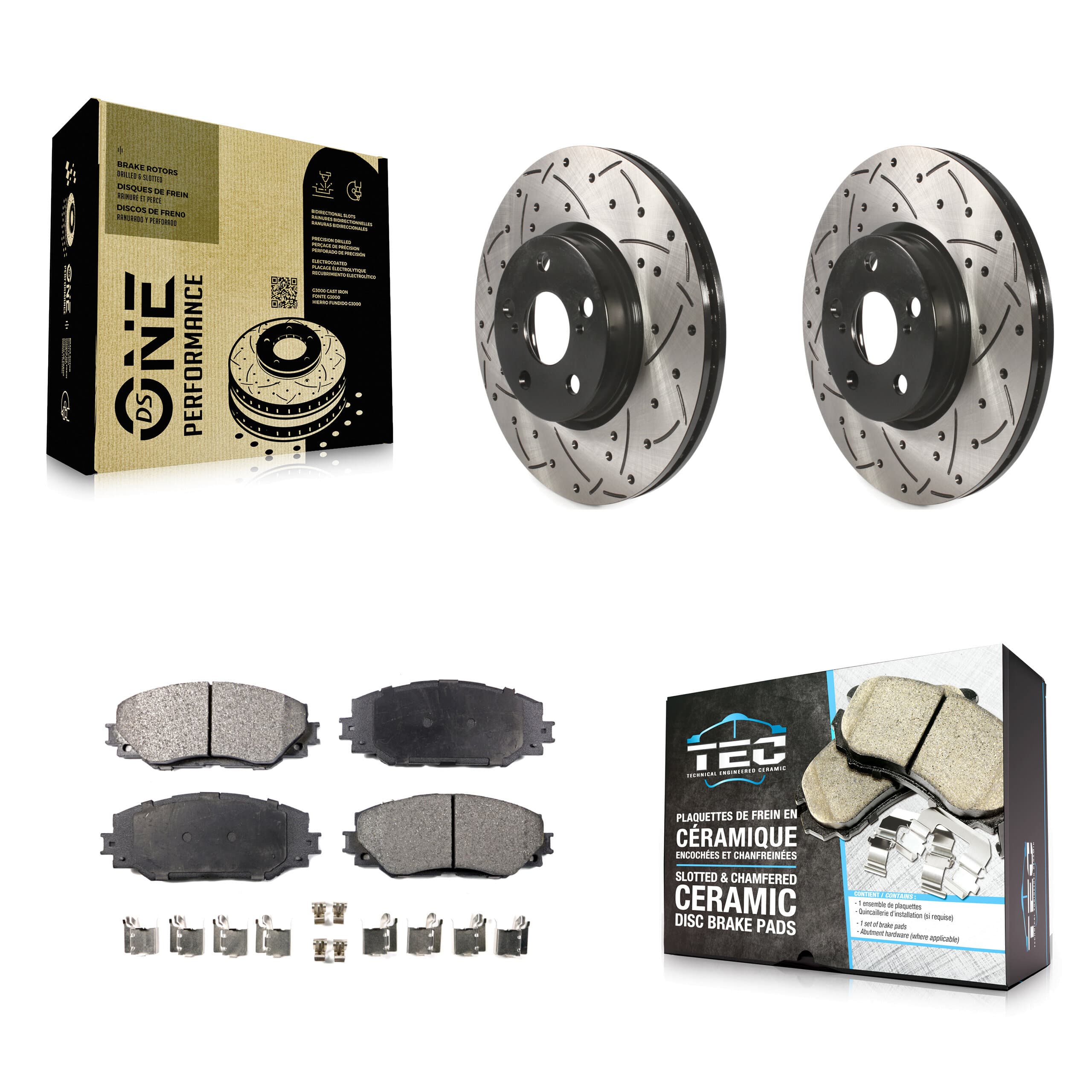 Transit Auto - KDT-100118 - Front Disc Brake Kits image 1