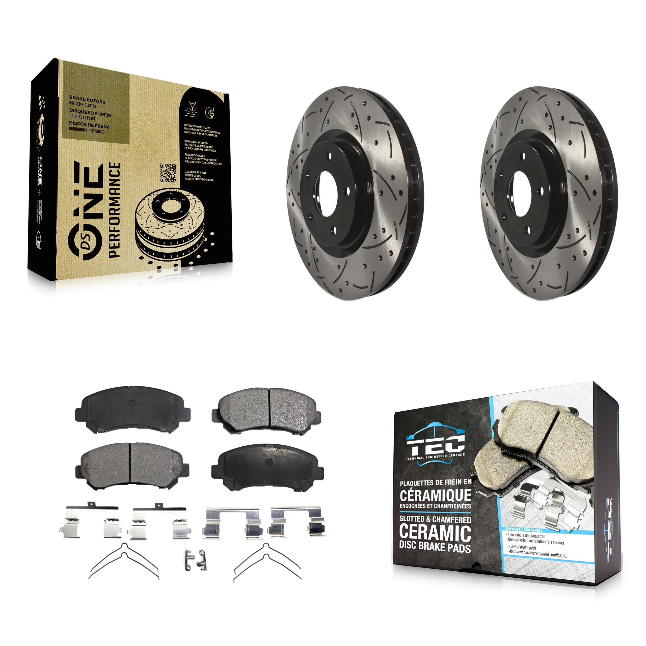 Transit Auto - KDT-100122 - Front Disc Brake Kits image 1