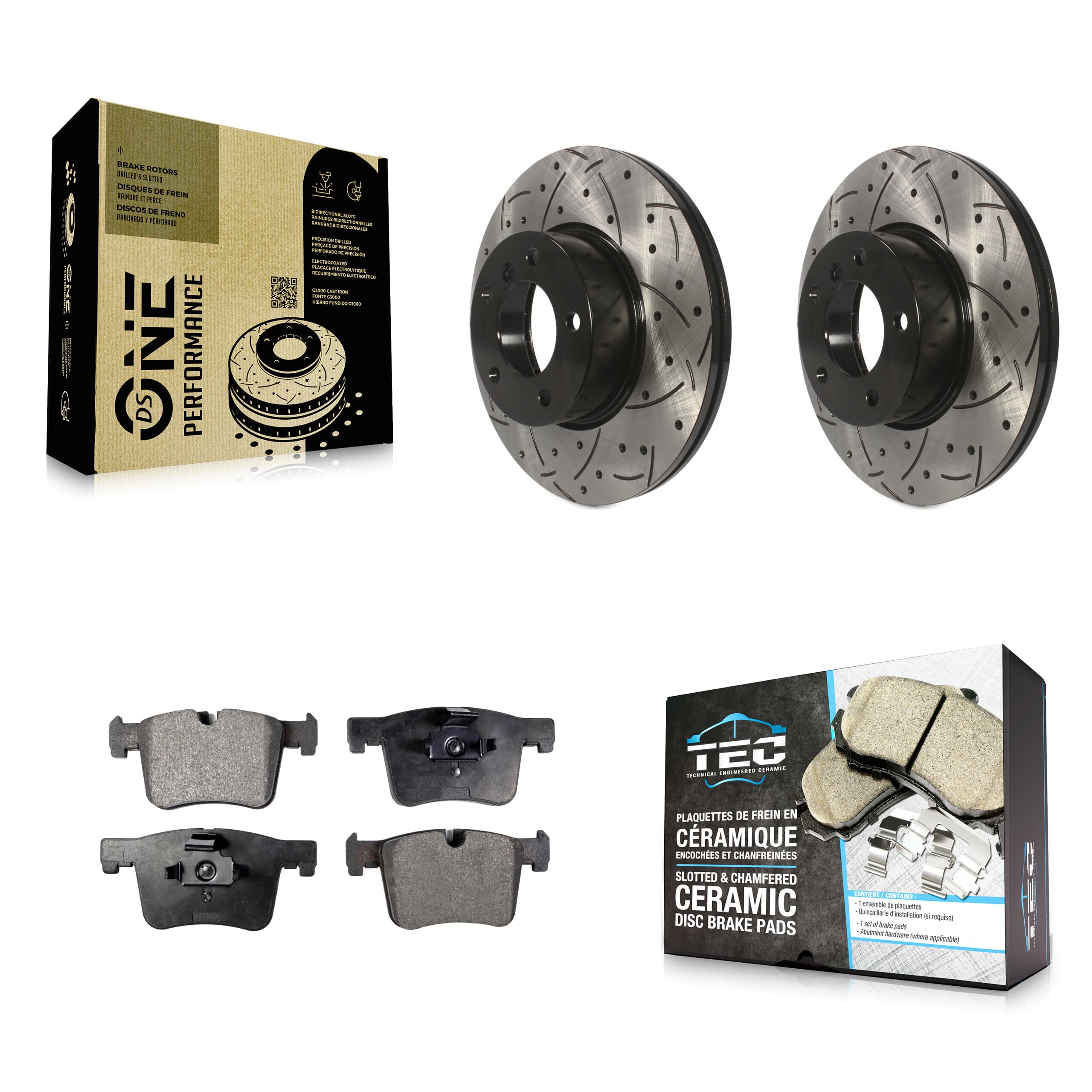 Transit Auto - KDT-100125 - Front Disc Brake Kits image 1