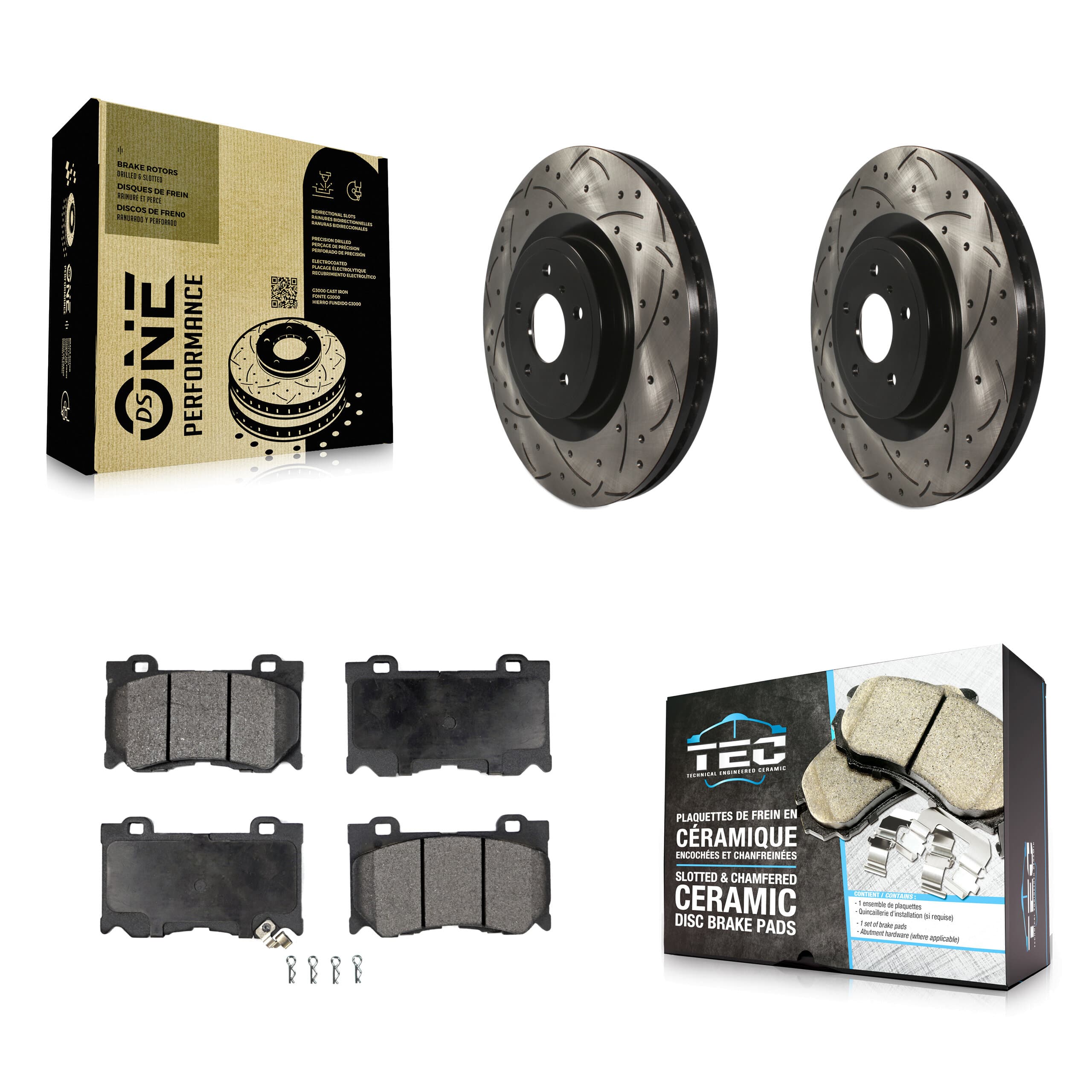 Transit Auto - KDT-100128 - Front Disc Brake Kits image 1