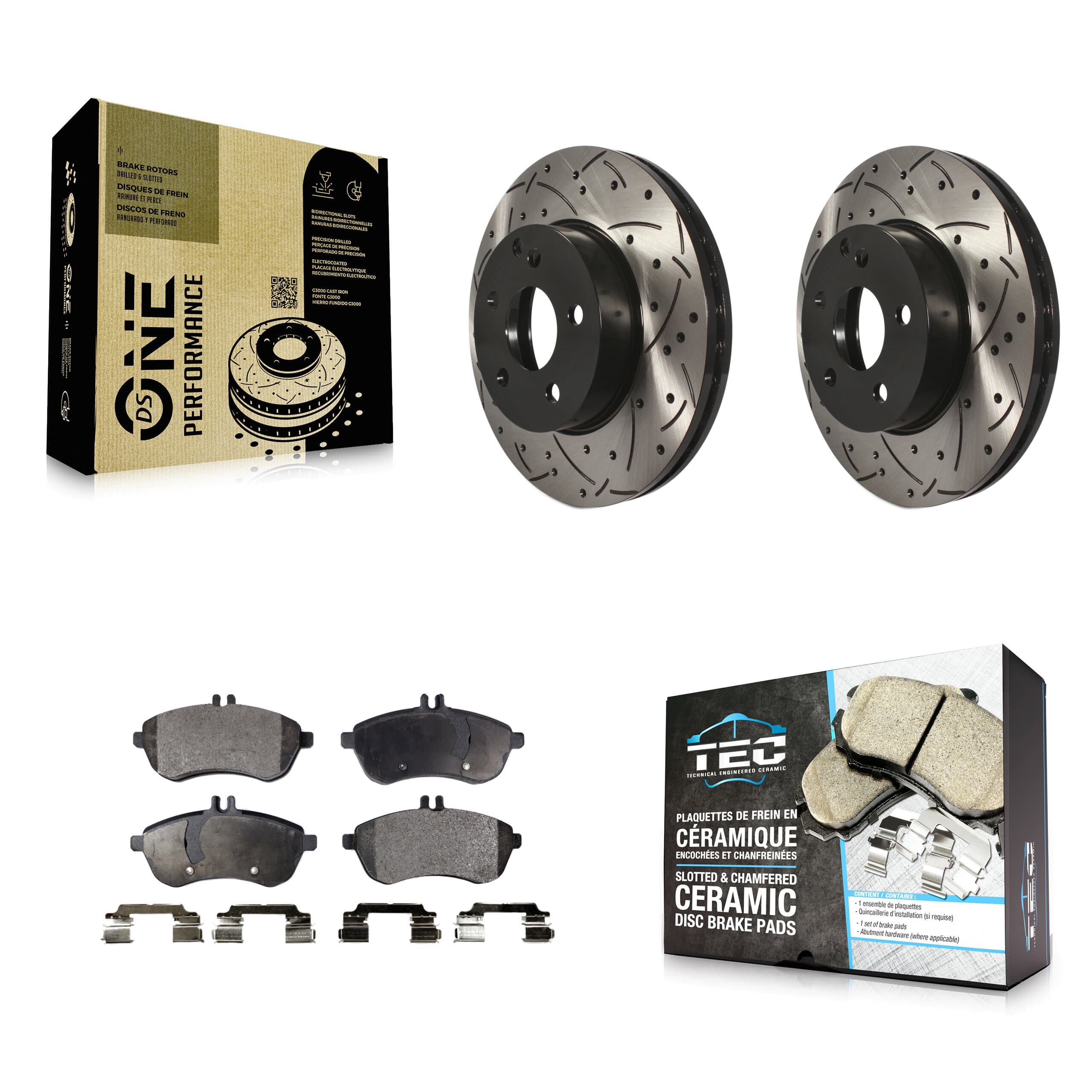 Transit Auto - KDT-100140 - Front Disc Brake Kits image 1
