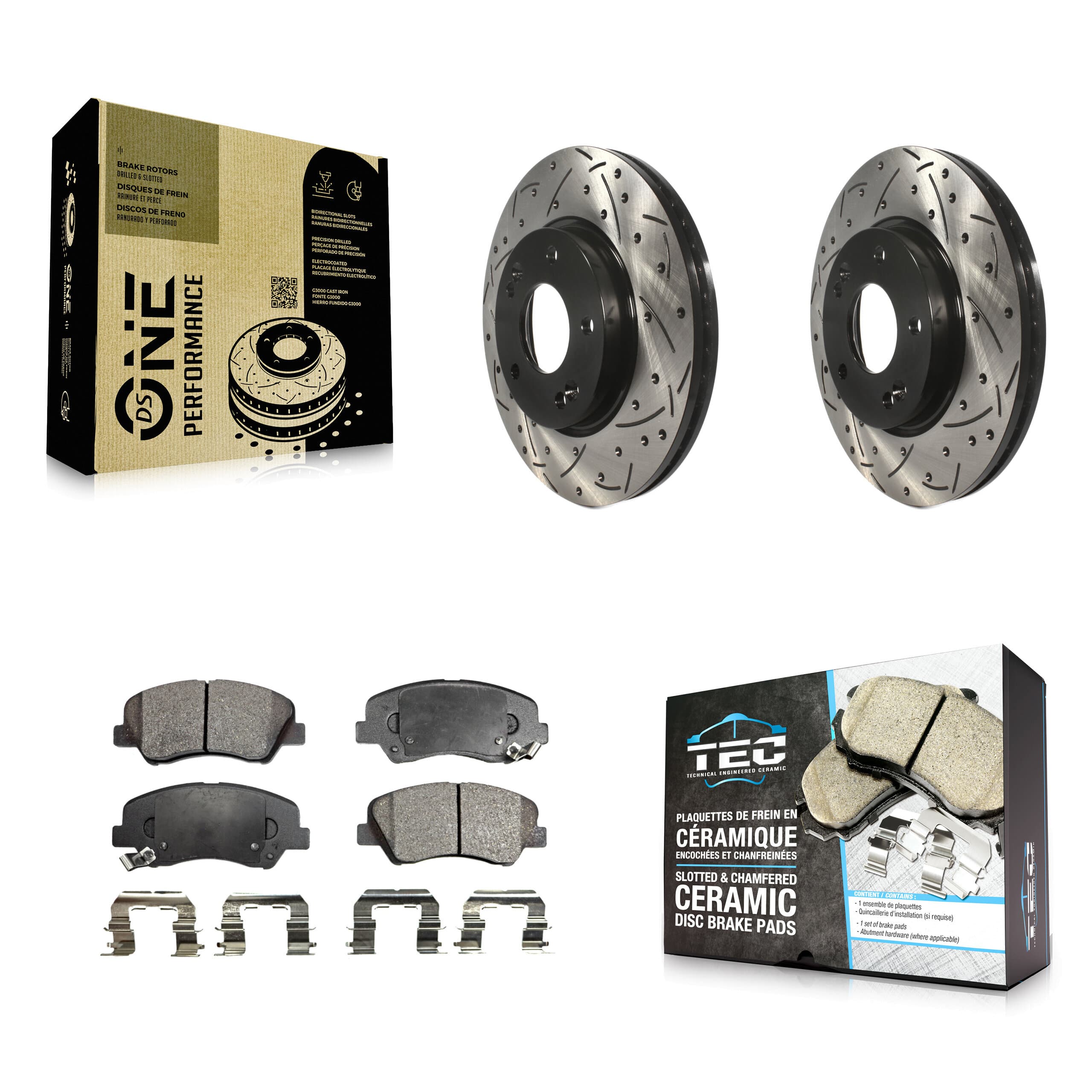 Transit Auto - KDT-100145 - Front Disc Brake Kits image 1