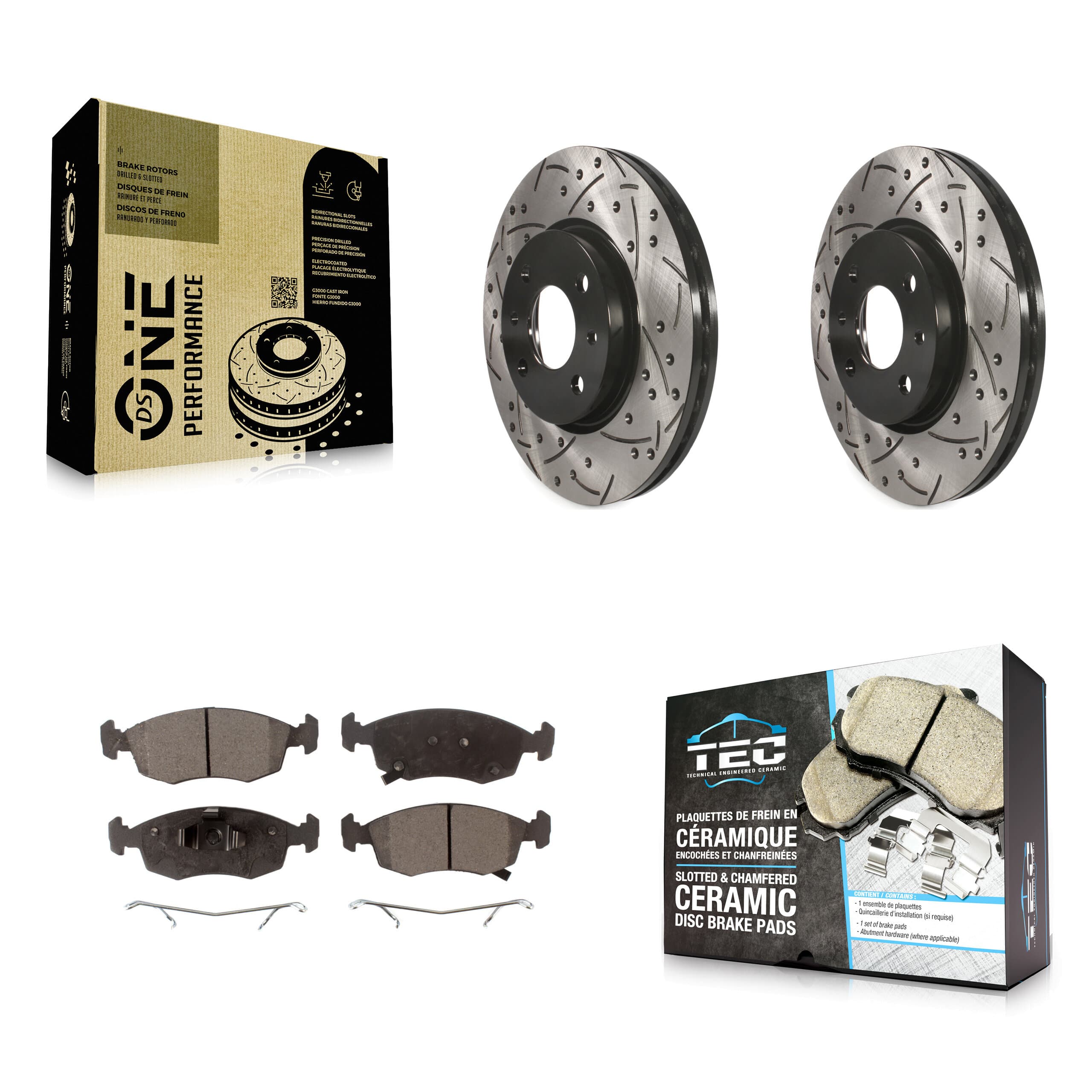 Transit Auto - KDT-100154 - Front Disc Brake Kits image 1