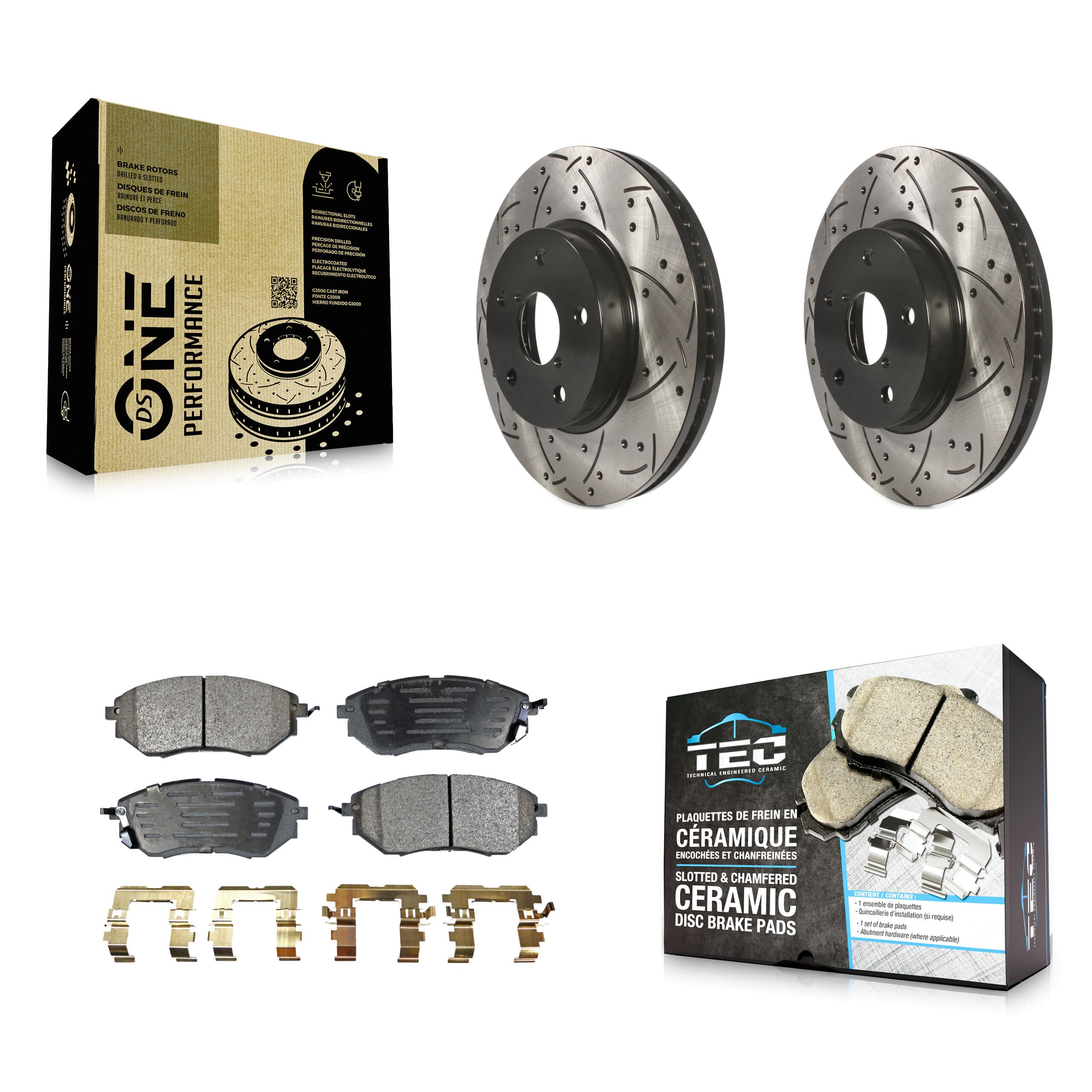 Transit Auto - KDT-100185 - Front Disc Brake Kits image 1