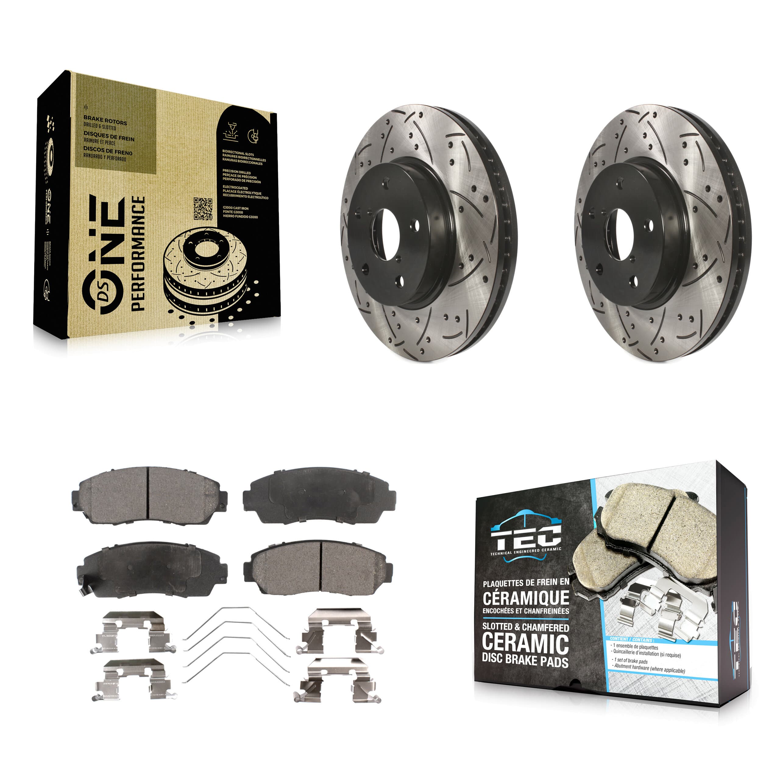Transit Auto - KDT-100186 - Front Disc Brake Kits image 1