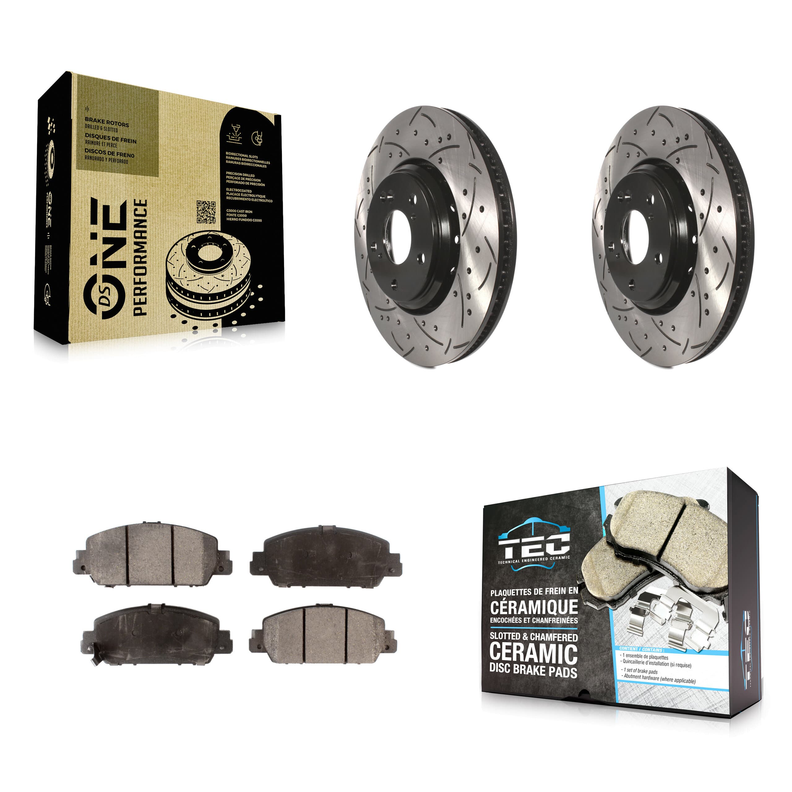 Transit Auto - KDT-100188 - Front Disc Brake Kits image 1