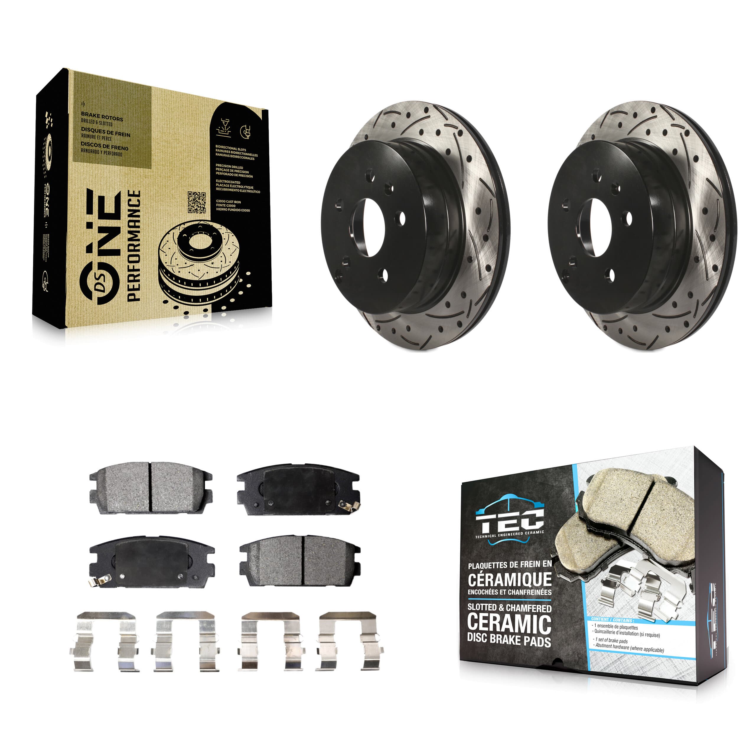 Transit Auto - KDT-100436 - Rear Disc Brake Kits image 1