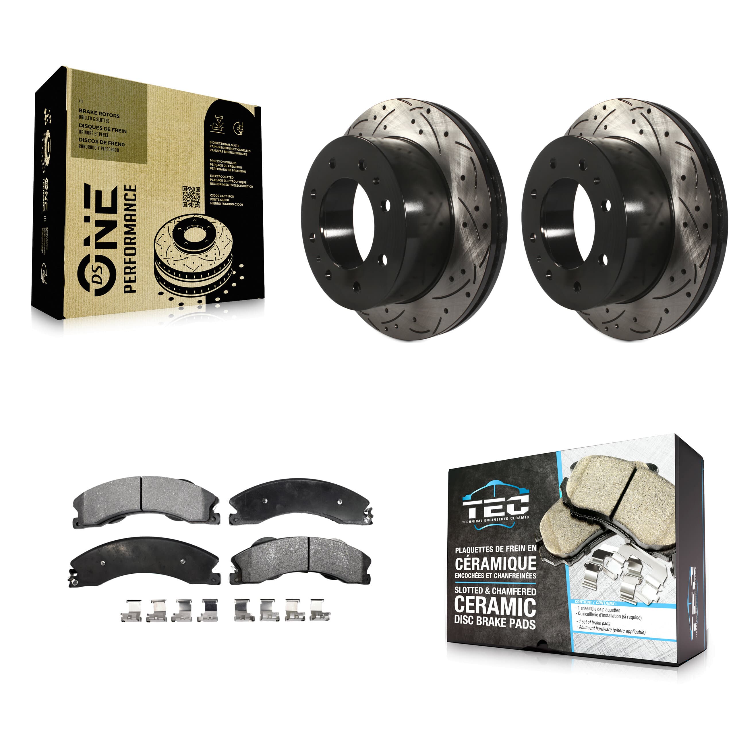 Transit Auto - KDT-100442 - Rear Disc Brake Kits image 1