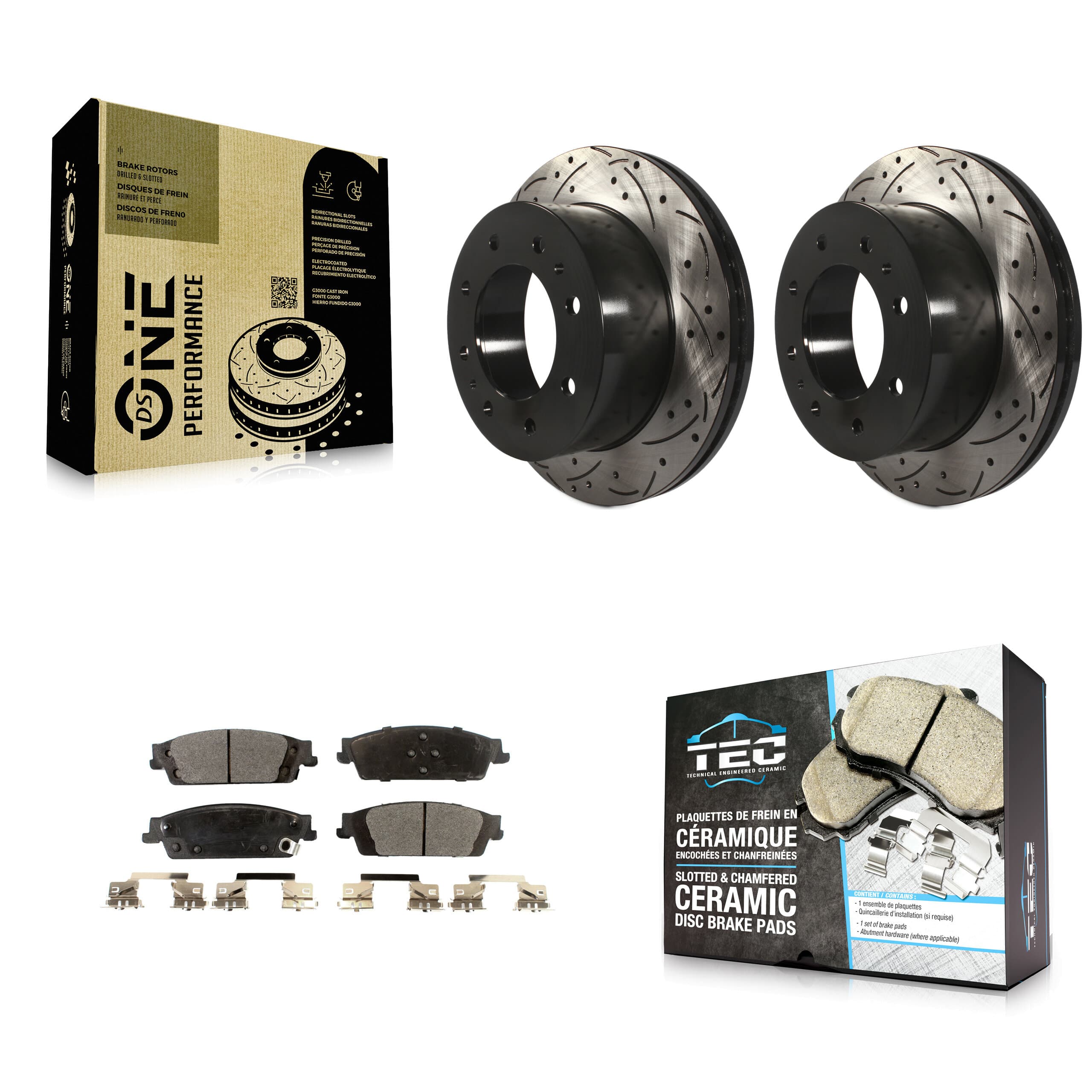 Transit Auto - KDT-100443 - Rear Disc Brake Kits image 1