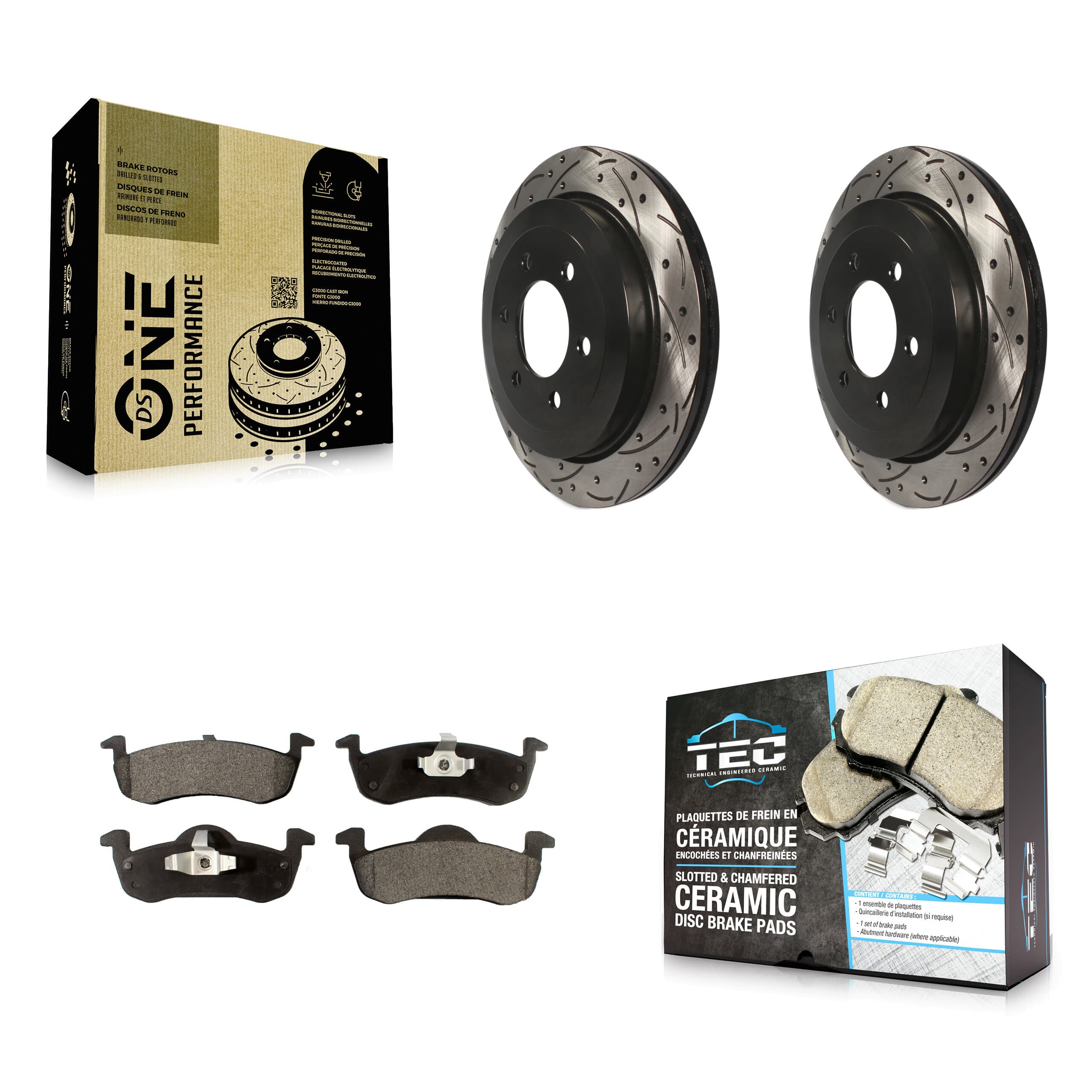 Transit Auto - KDT-100457 - Rear Disc Brake Kits image 1