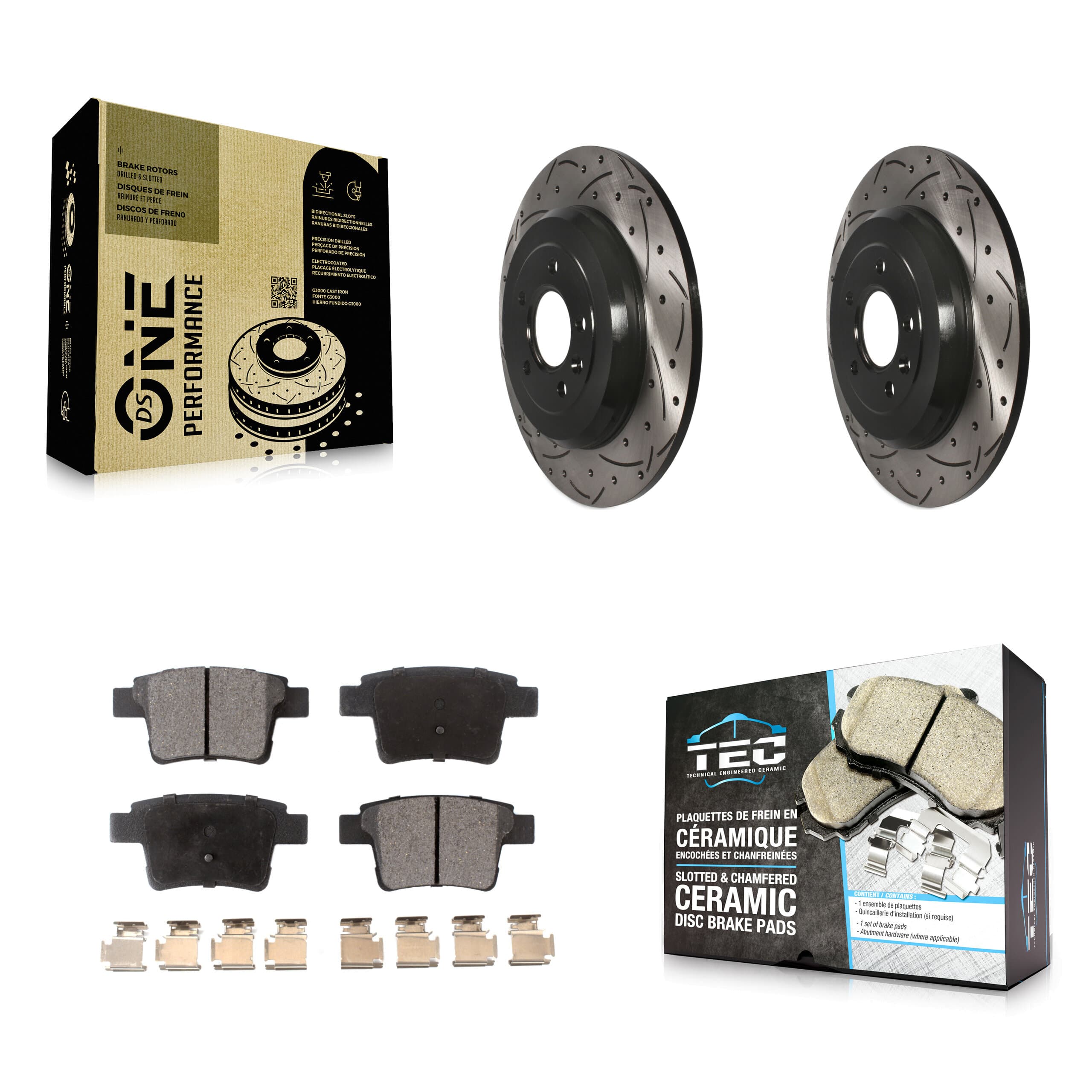 Transit Auto - KDT-100458 - Rear Disc Brake Kits image 1