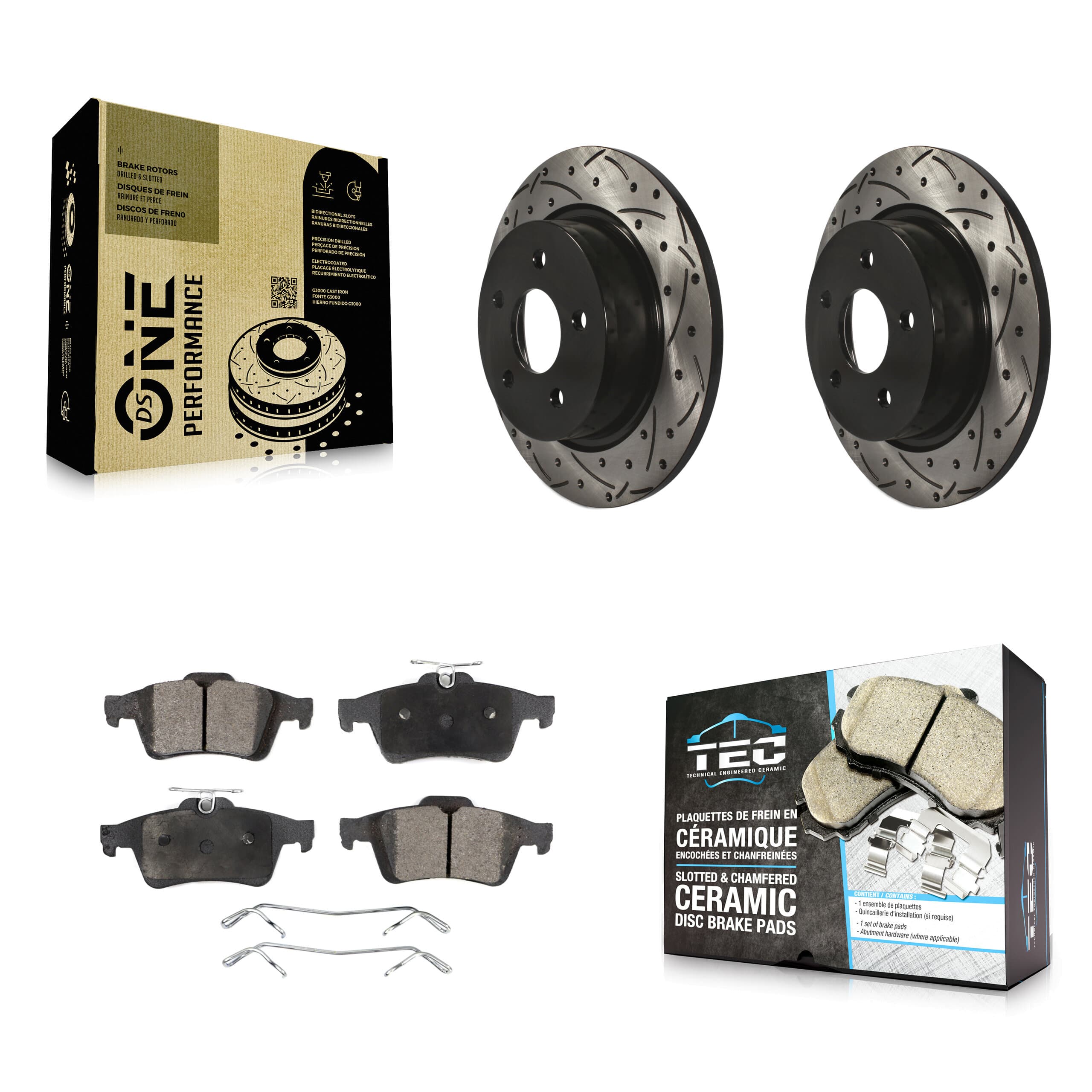 Transit Auto - KDT-100466 - Rear Disc Brake Kits image 1