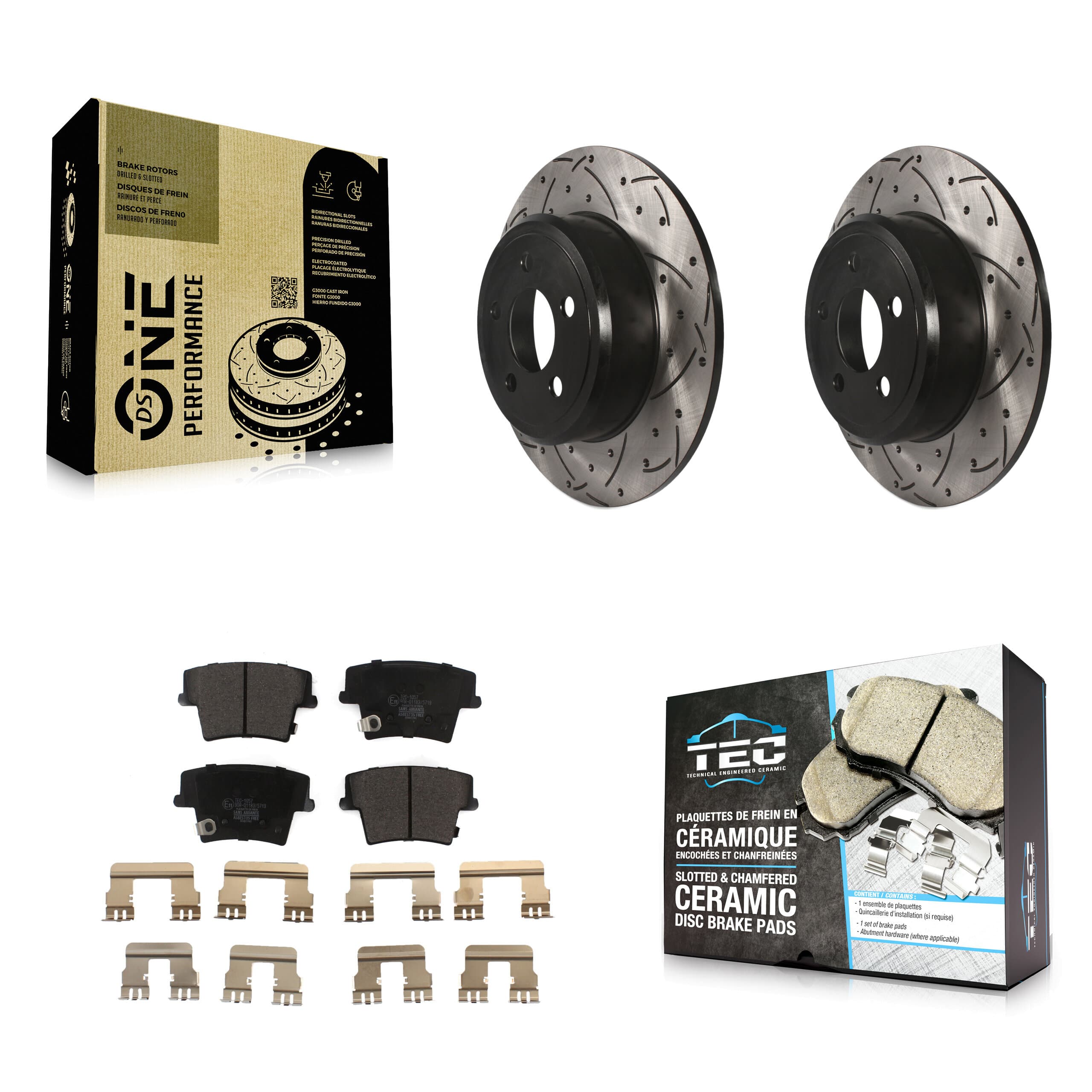 Transit Auto - KDT-100473 - Rear Disc Brake Kits image 1