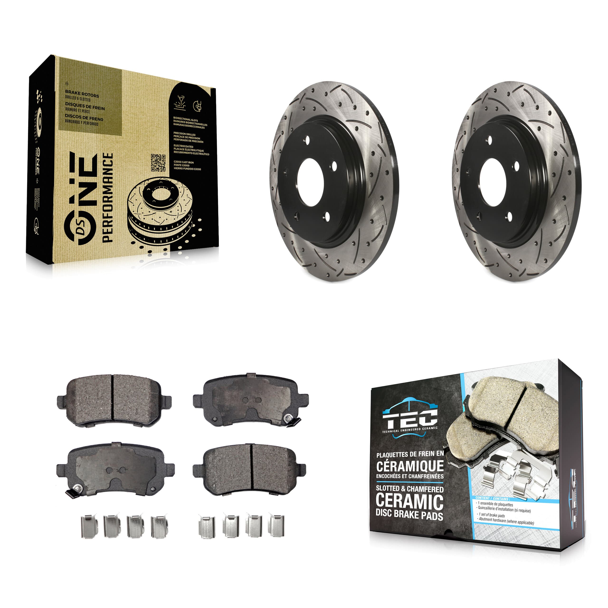 Transit Auto - KDT-100480 - Rear Disc Brake Kits image 1