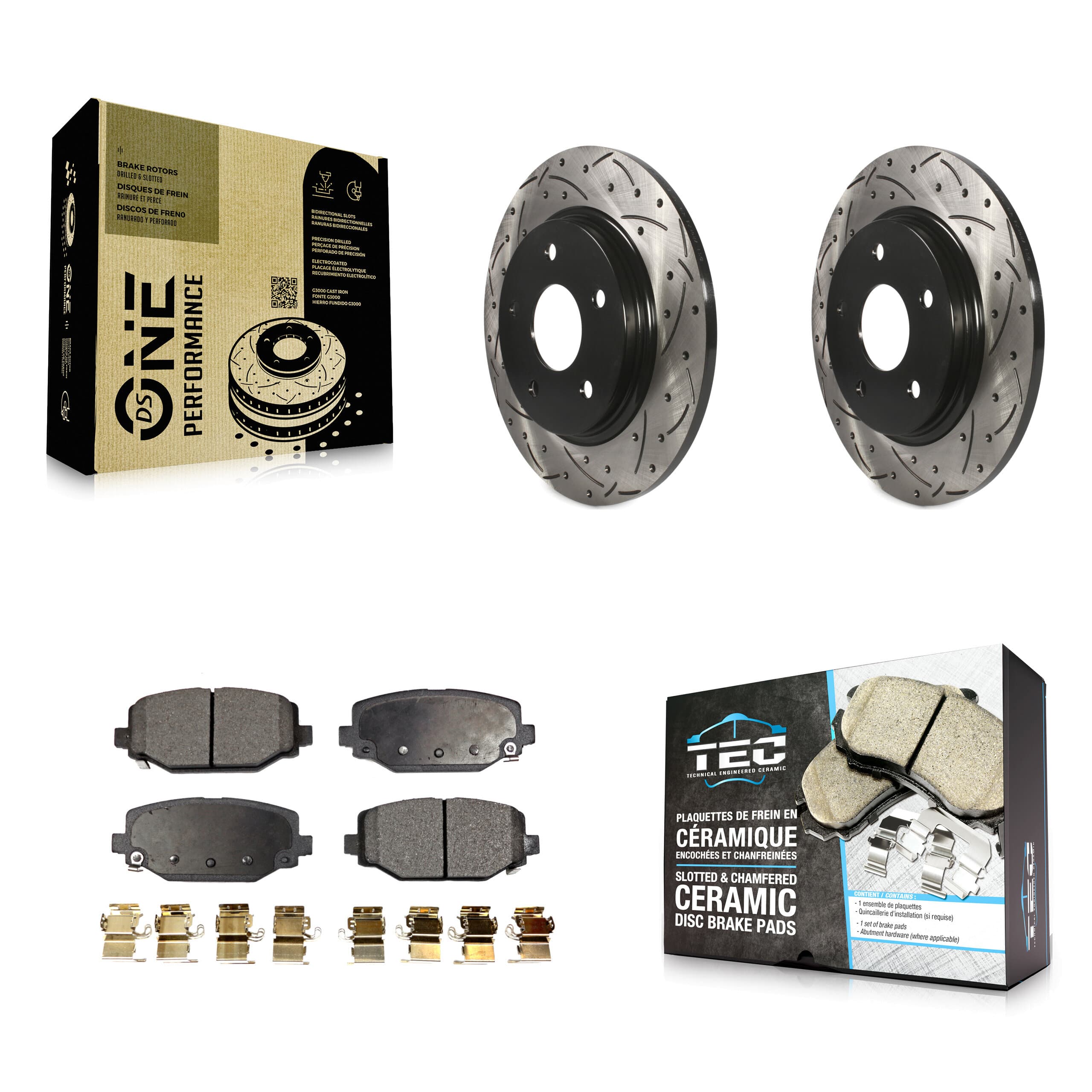 Transit Auto - KDT-100481 - Rear Disc Brake Kits image 1