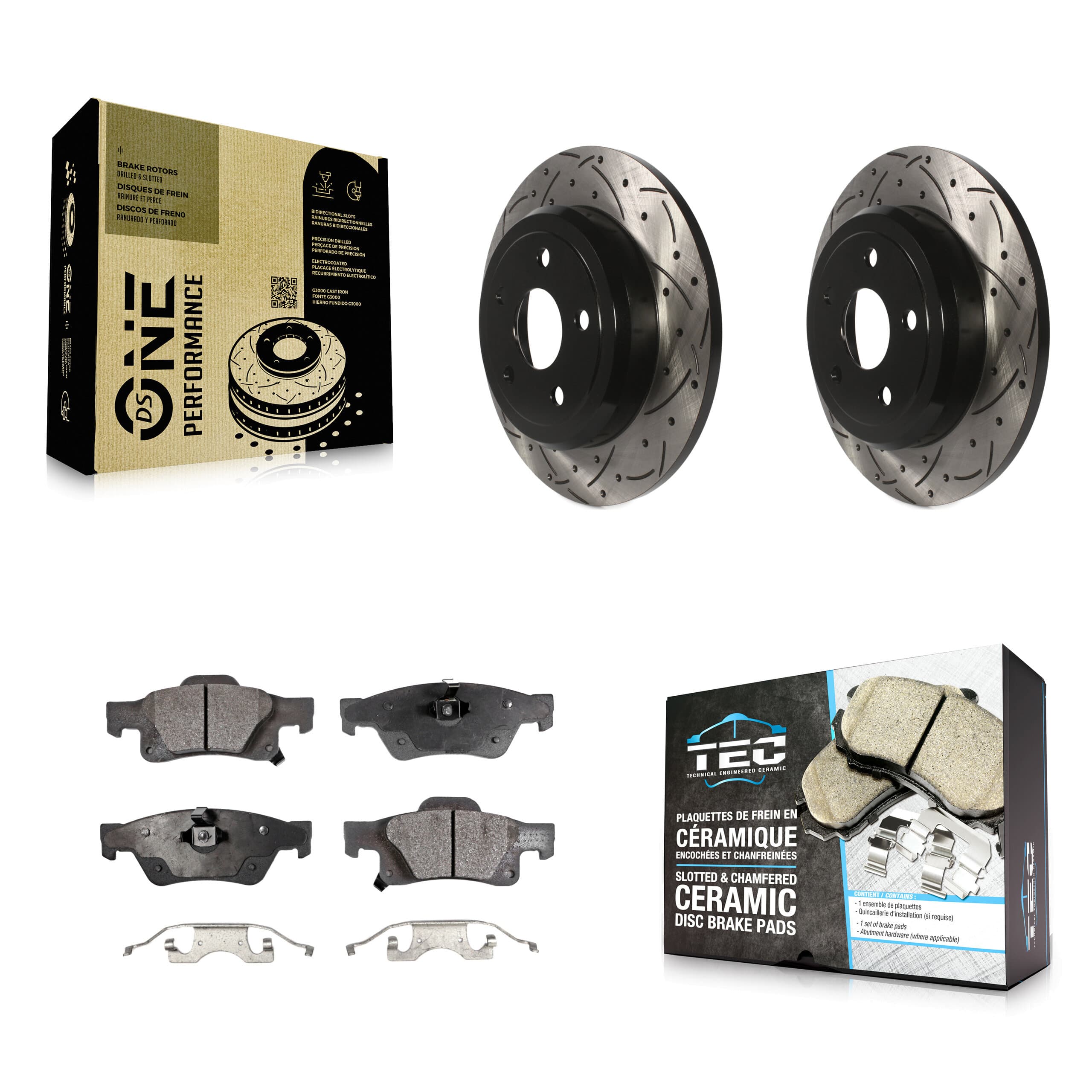 Transit Auto - KDT-100484 - Rear Disc Brake Kits image 1