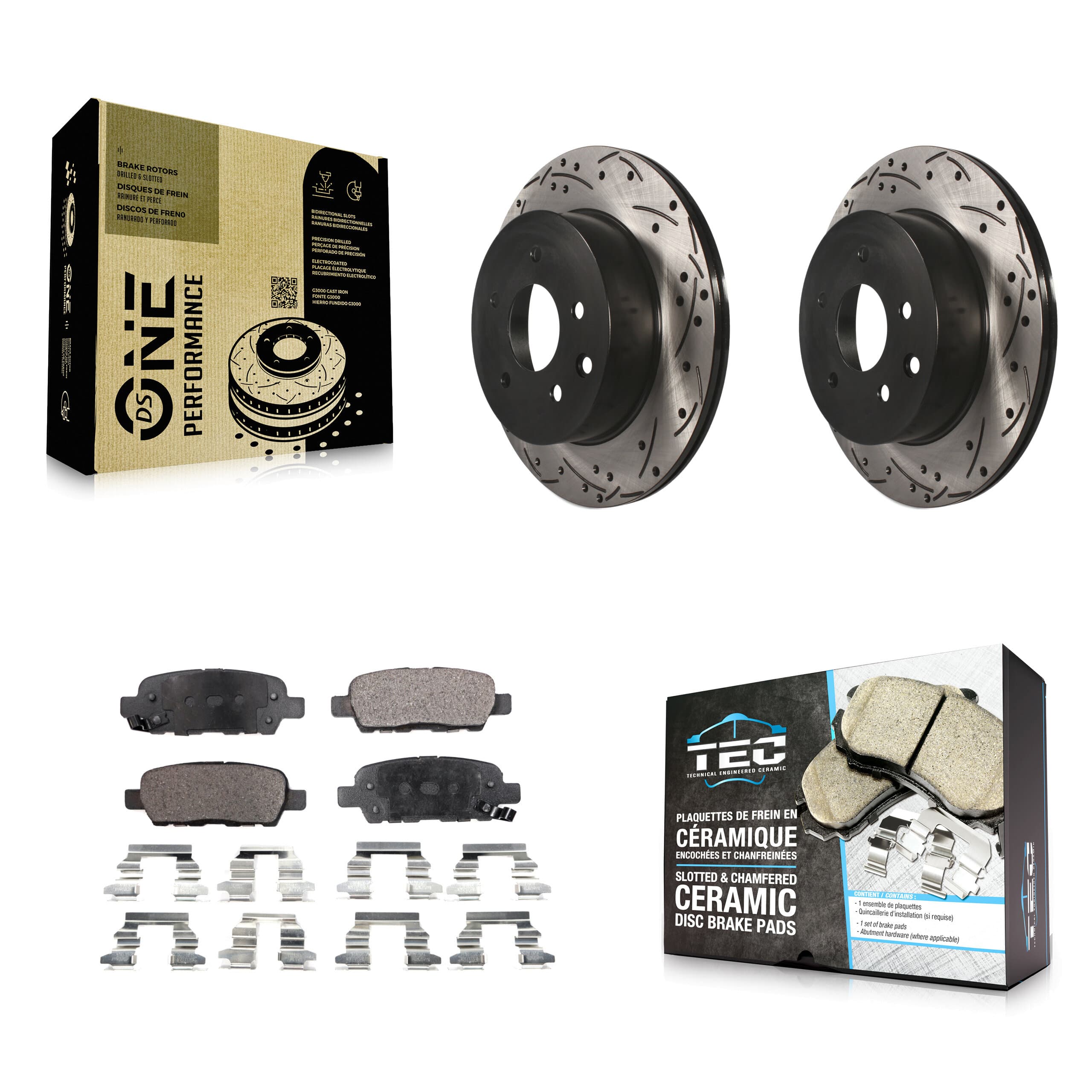 Transit Auto - KDT-100491 - Rear Disc Brake Kits image 1