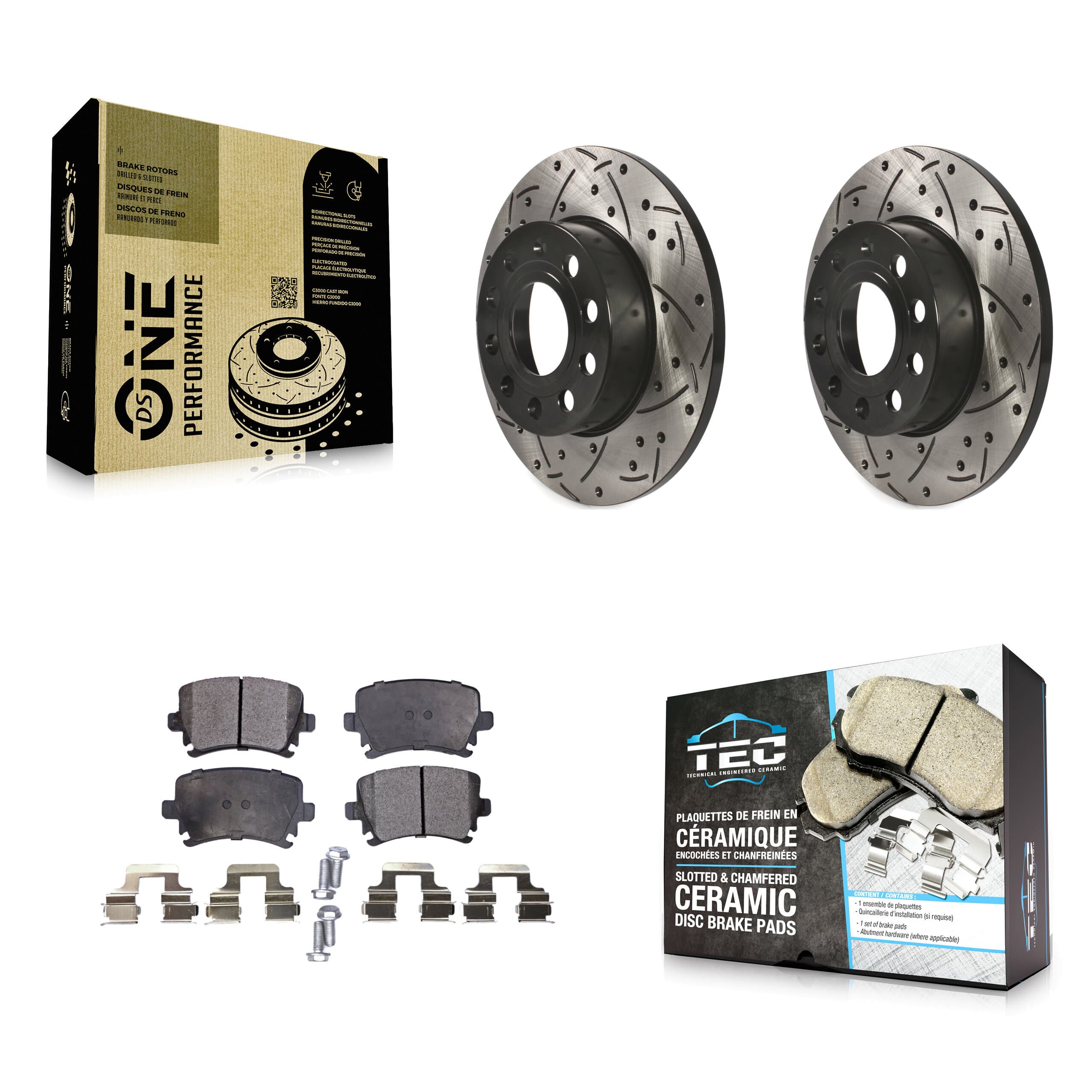 Transit Auto - KDT-100500 - Rear Disc Brake Kits image 1