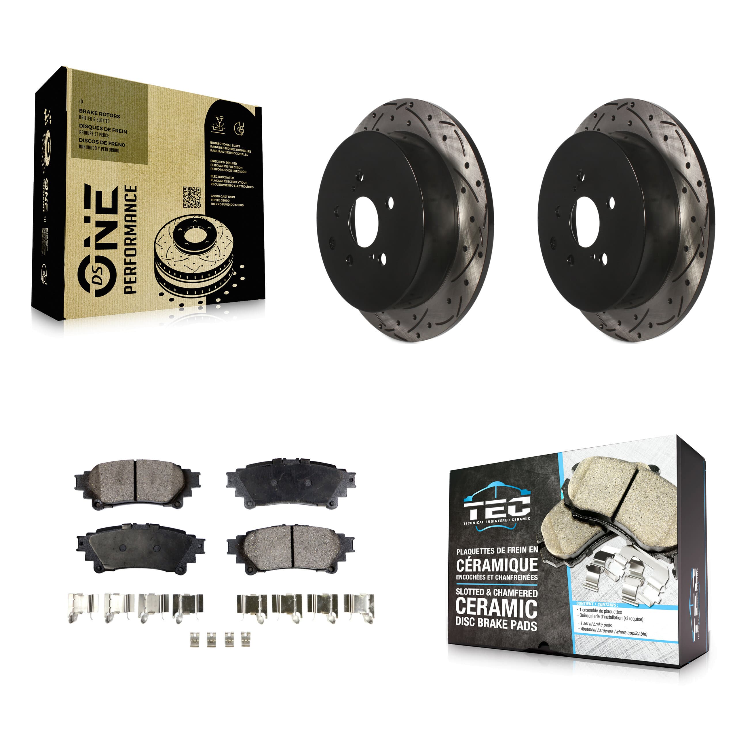 Transit Auto - KDT-100523 - Rear Disc Brake Kits image 1