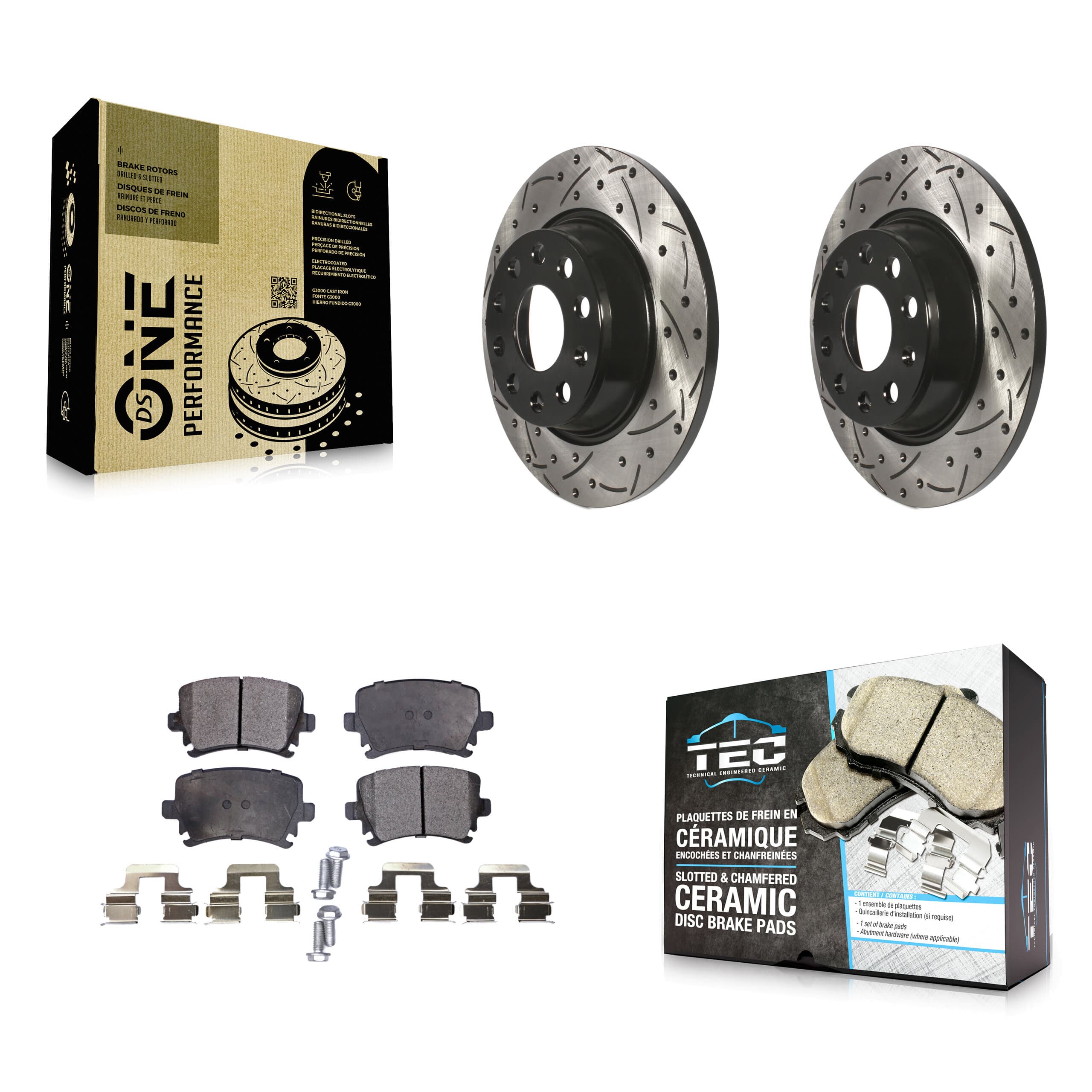 Transit Auto - KDT-100530 - Rear Disc Brake Kits image 1