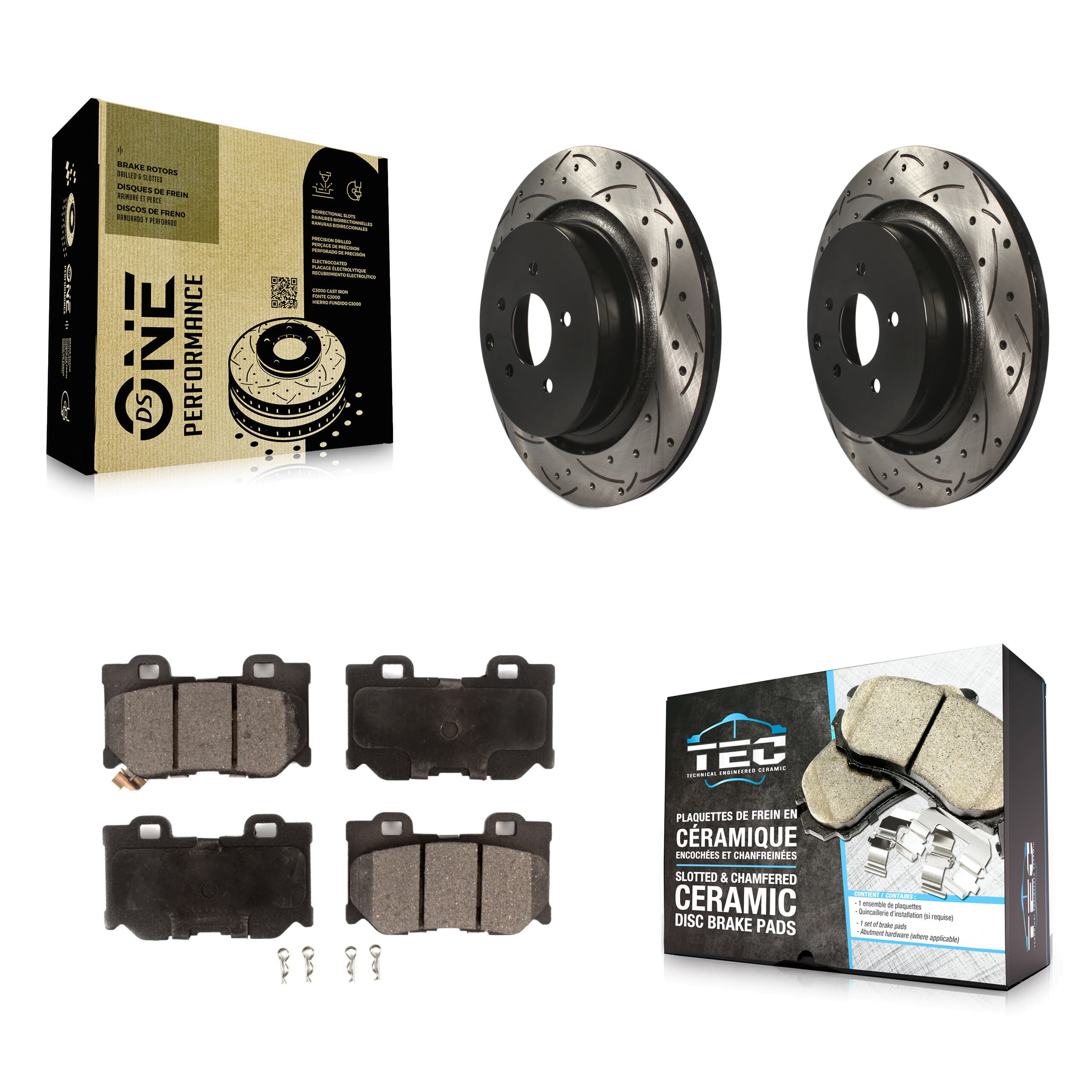 Transit Auto - KDT-100542 - Rear Disc Brake Kits image 1