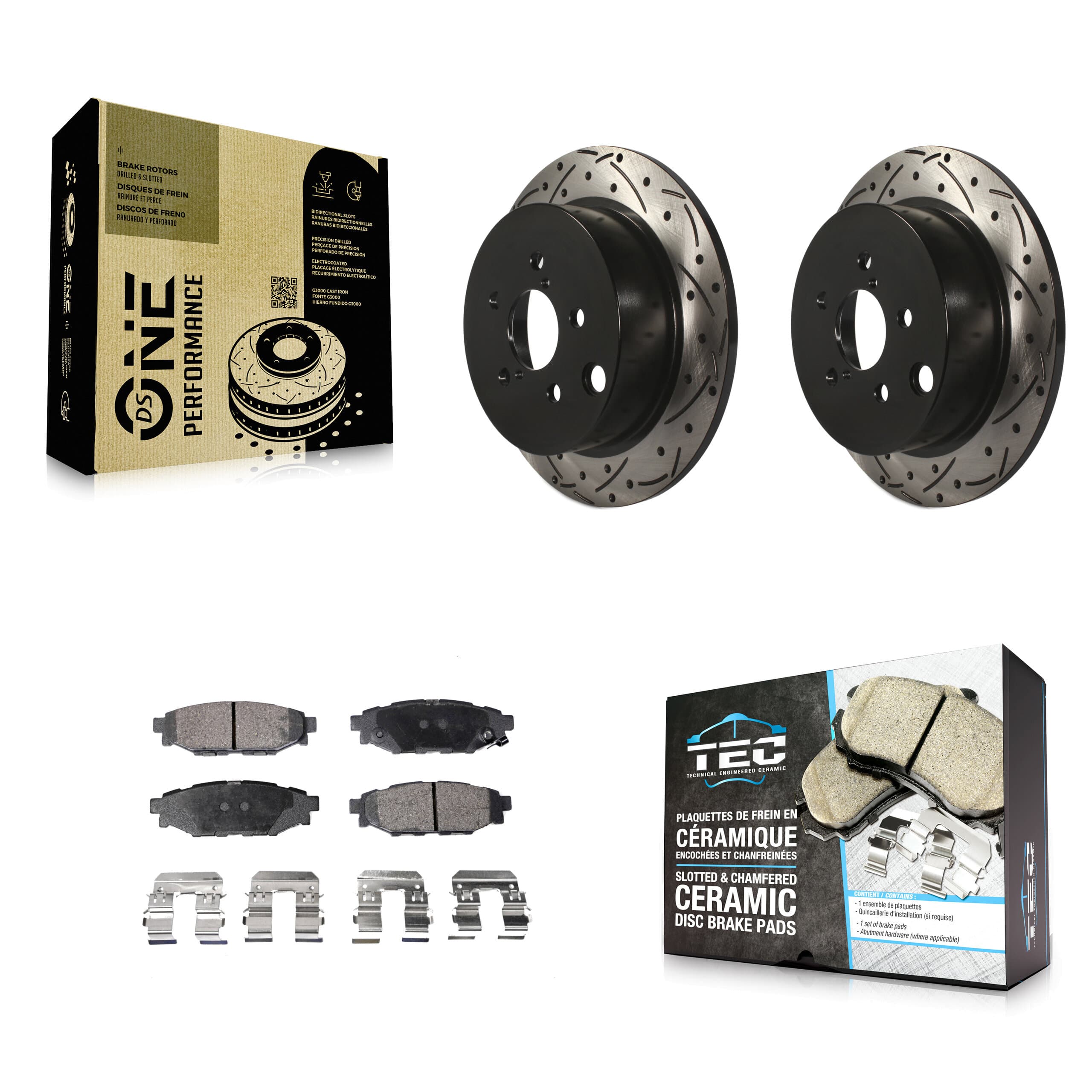 Transit Auto - KDT-100547 - Rear Disc Brake Kits image 1